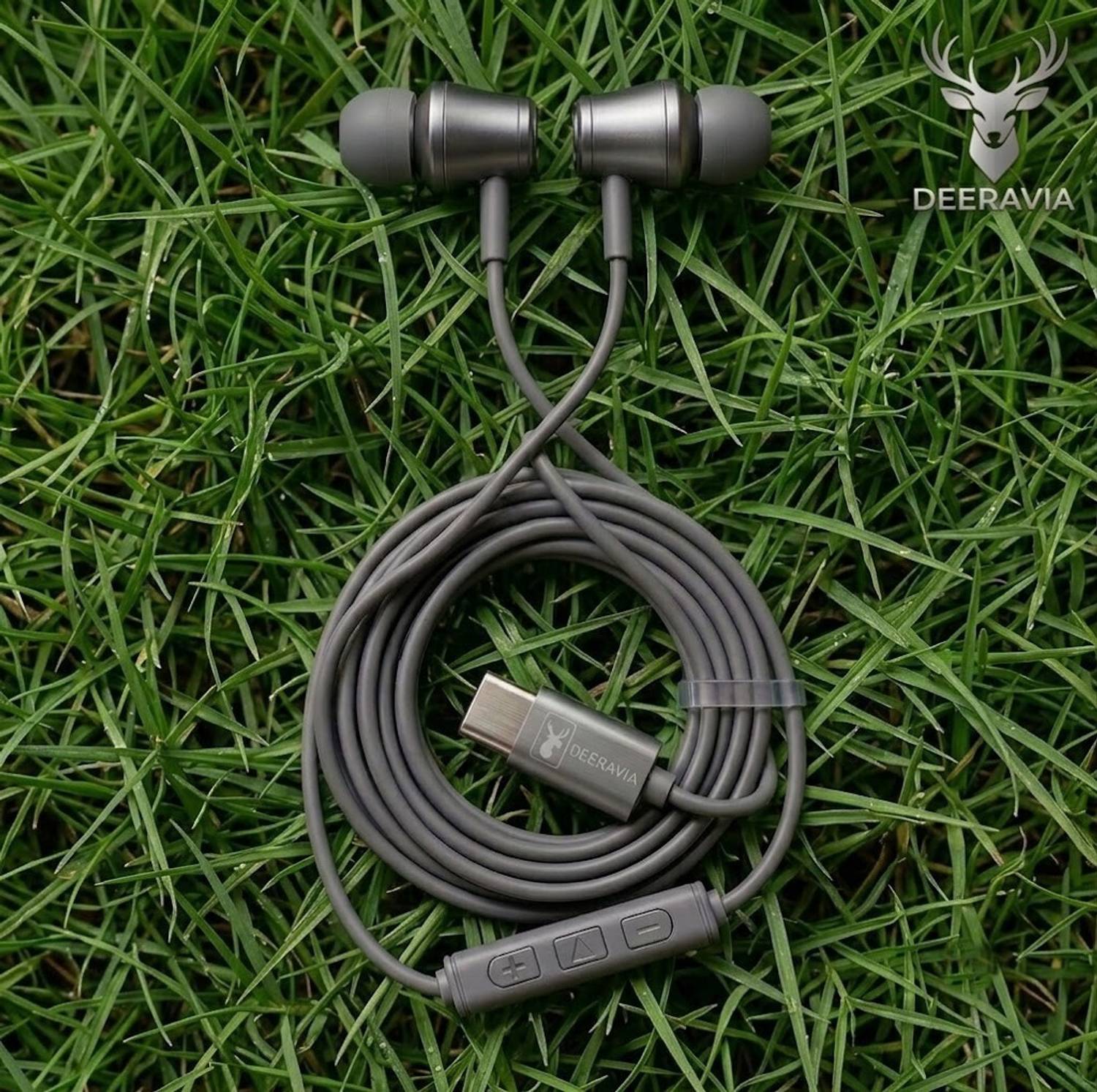 Deeravia Type-C Earphone|ENC Mic| Premium Earphone| Magnetized Buds pro Phantom 8XP Wired - Image 1