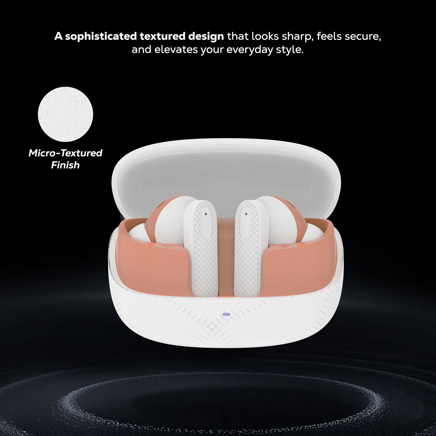 Image of Aroma Ultra Buds Upto 50Hr Playtime*, Dual Paring, BT v5.4, Fast Charging, Heavy Bass Bluetooth