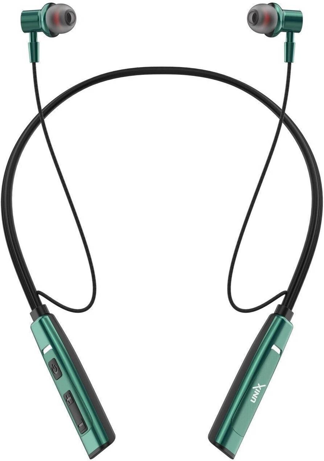 Unix Elite-7 Long battery life 42 Hour Hybrid driver setup USB-C Wireless Neckband Bluetooth