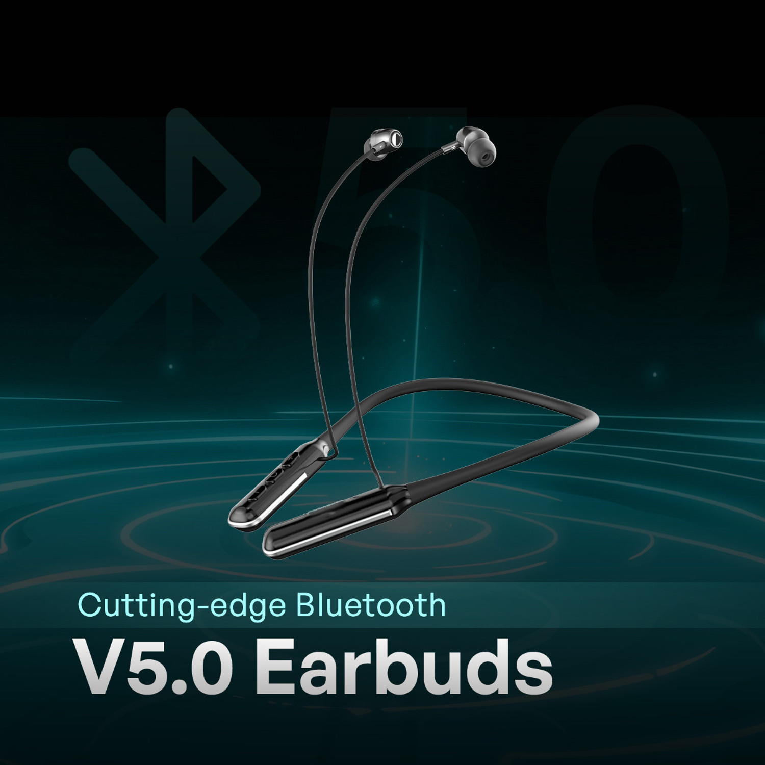 Image of Cellecor BT-2 Big 75 Hrs playtime Neckband with Wireless Waterproof Headphone Bluetooth