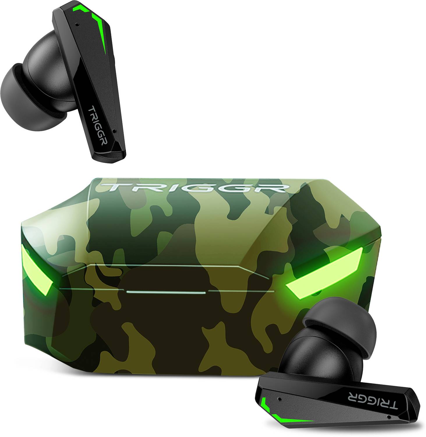 TRIGGR Kraken X2 Quad Mic ENC, 40 Hr Battery, Rapid Pair, 40ms Lo