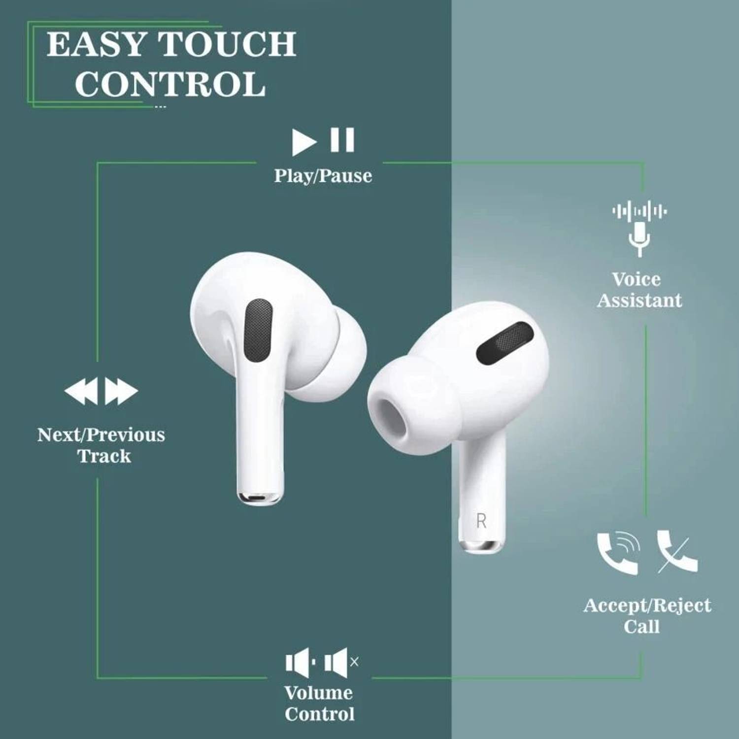 AAMS Ultra ANC Bluetooth Headphones - Image 2