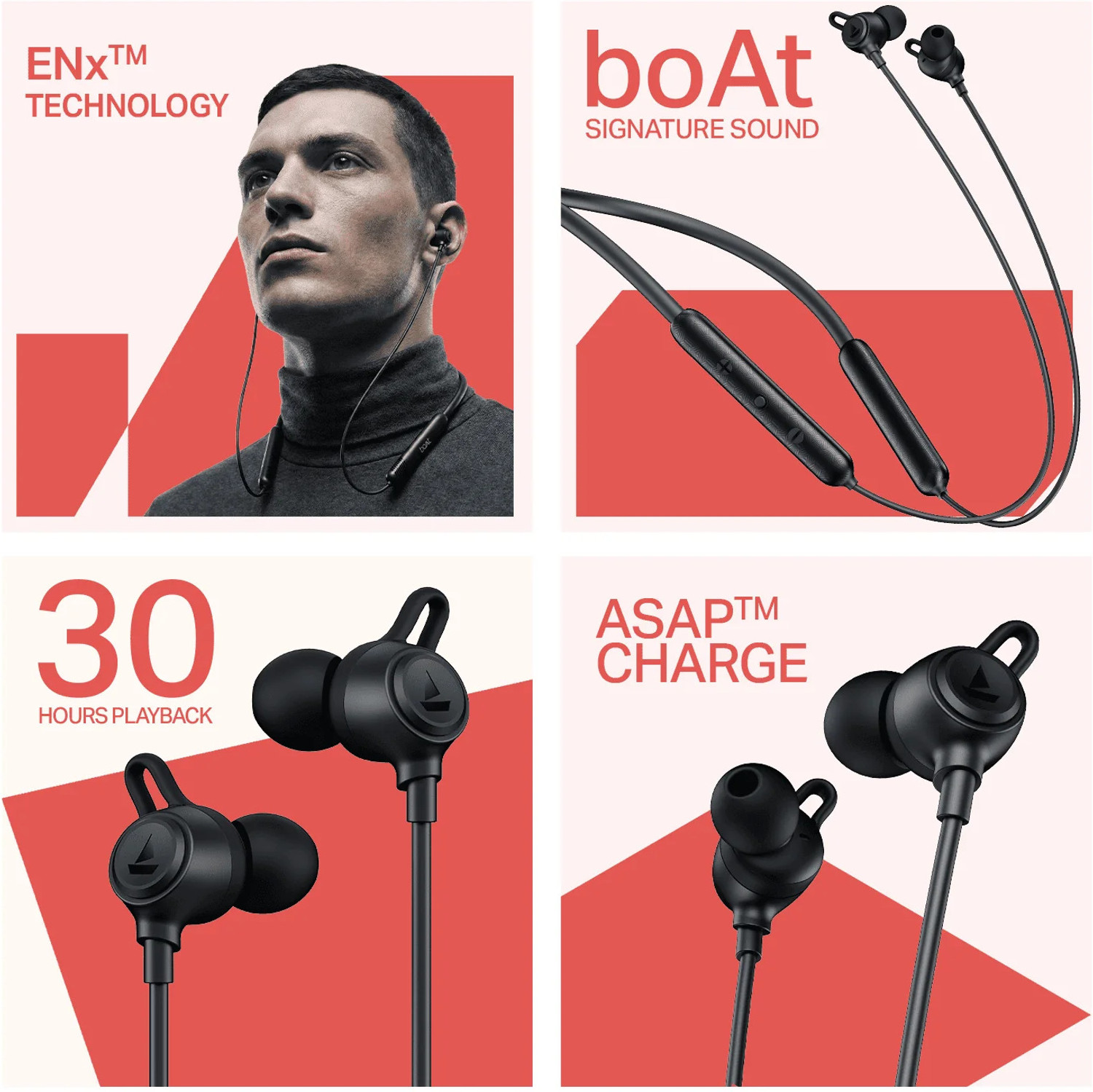 Image of boAt Rockerz Bold Wireless Neckband with 30H Playback, 10mm Drivers Bluetooth