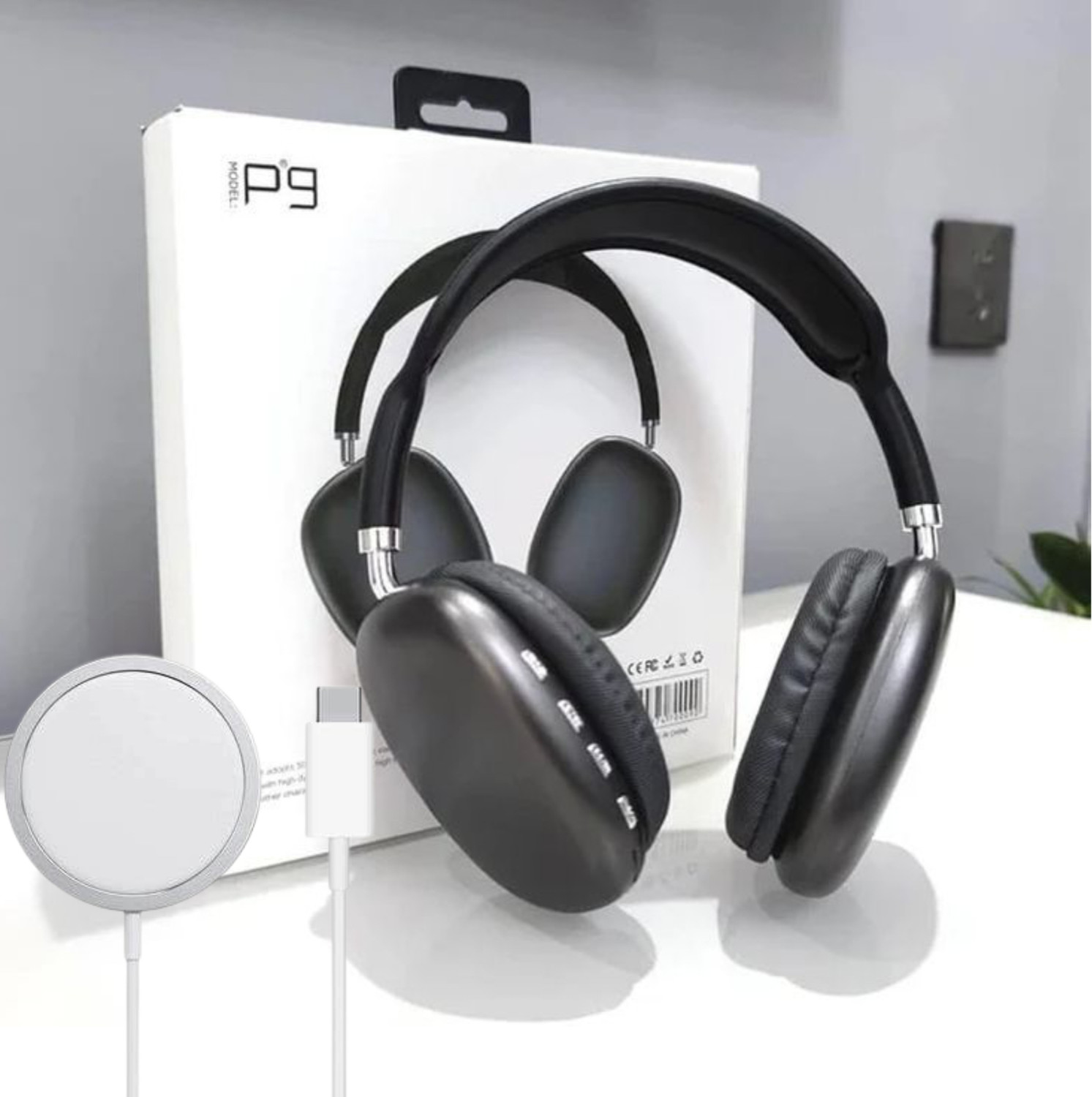 Image of Ovista P9 HeadPhone Whit MagSafe charger Bluetooth & Wired