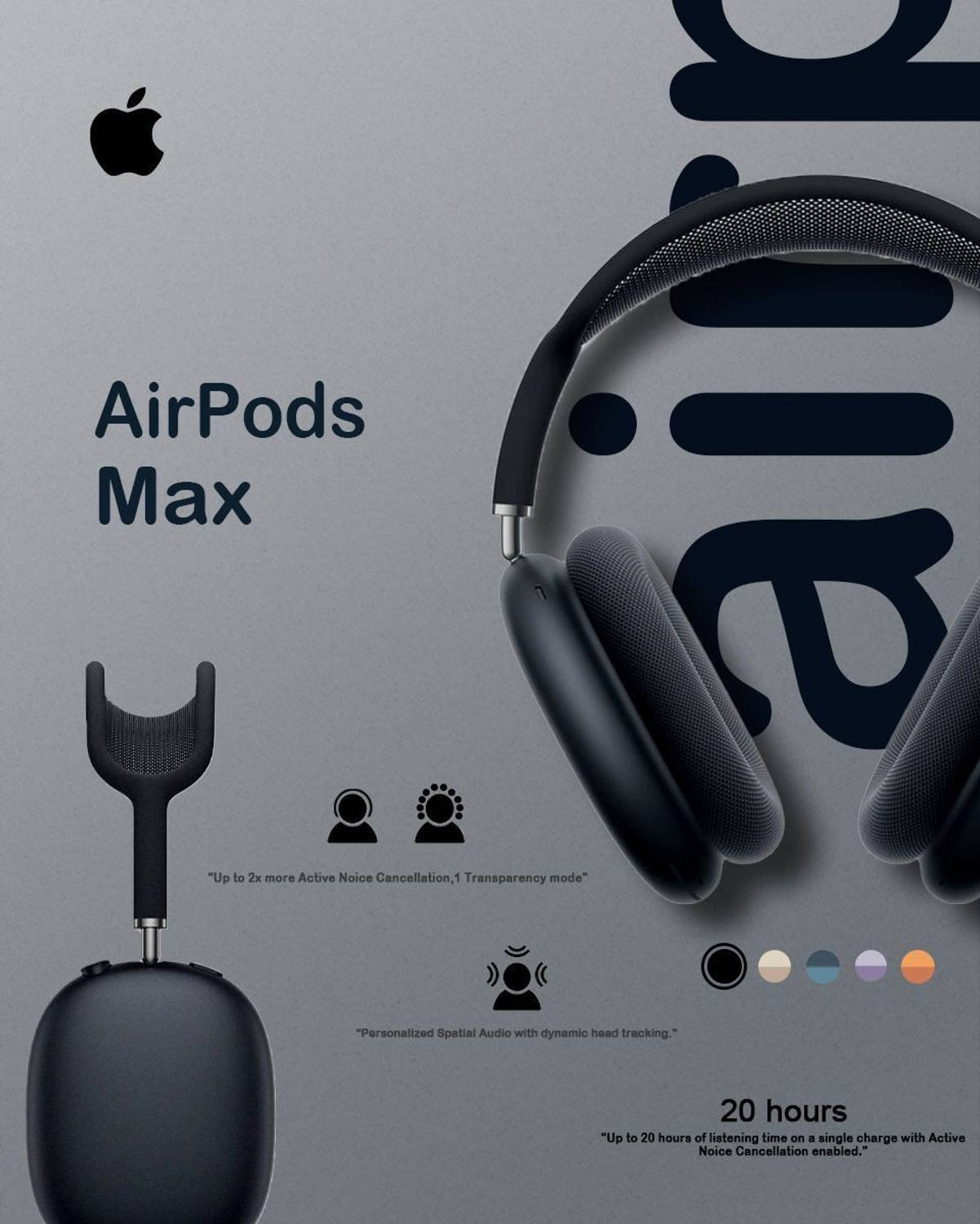 SOUNDBUZZ Airwave Max Wireless Headset Black - Image 5