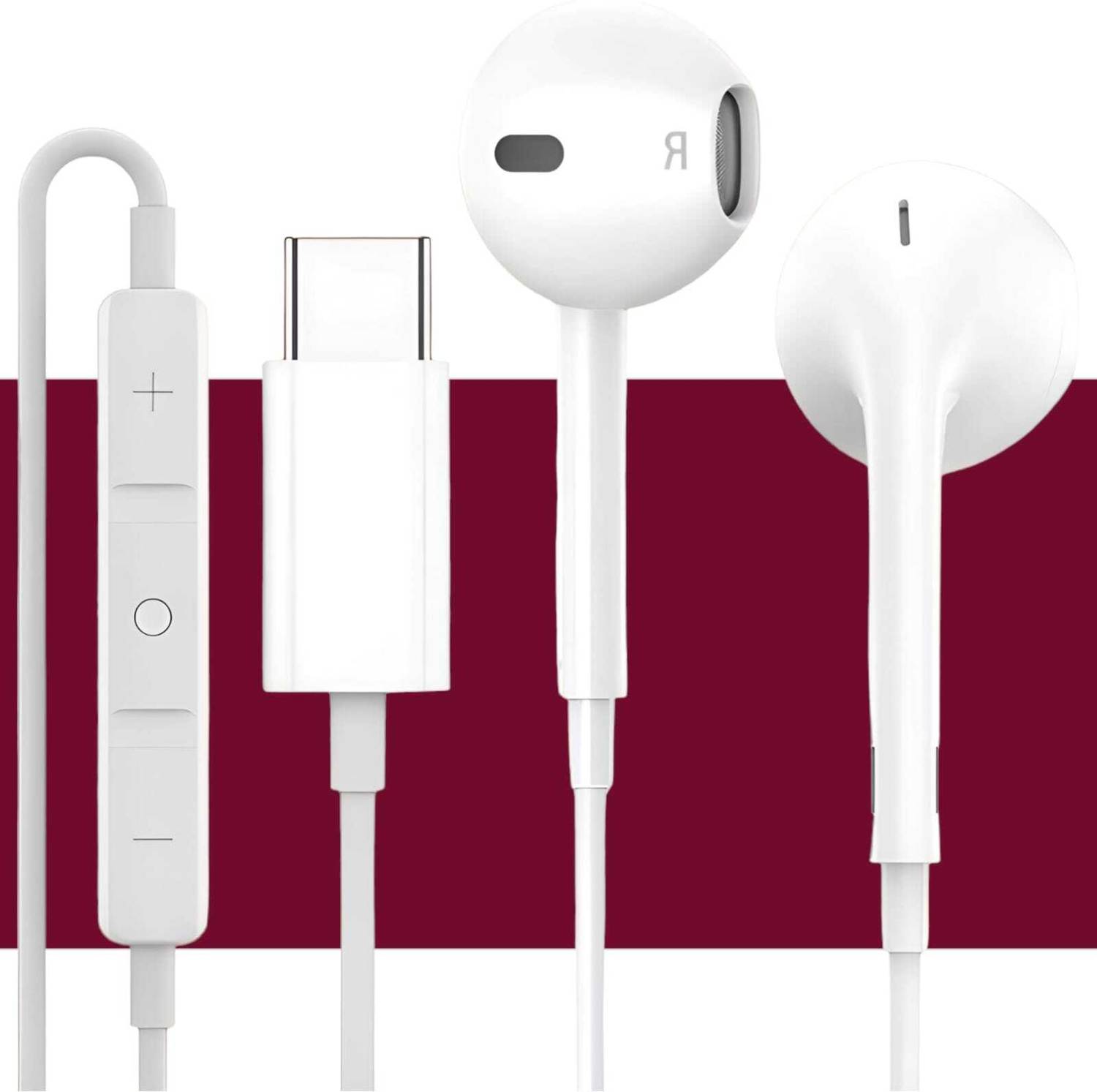 Bxeno Type C Handsfree with Mic For M14/A15 5G/S24 Ultra/A15/A25[38] Wired