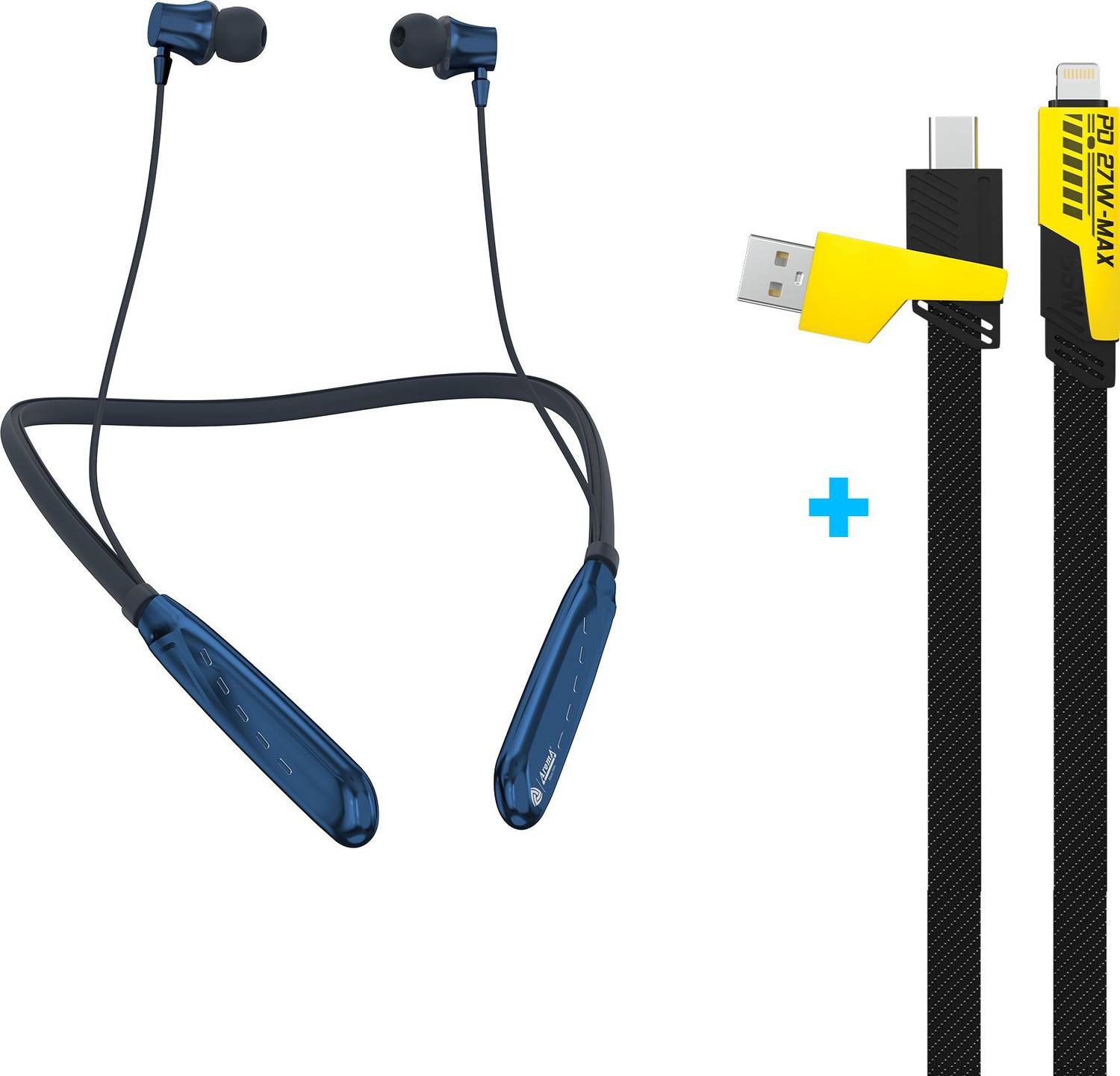 Aroma C16-NB119 Titanium Pro Upto 100H,ENC Neckband+UC720,4in1 65
