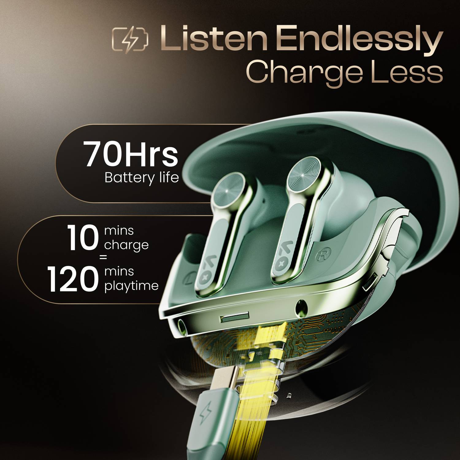 GOBOULT Gobolt Raven 70Hrs Battery Headset - Image 3