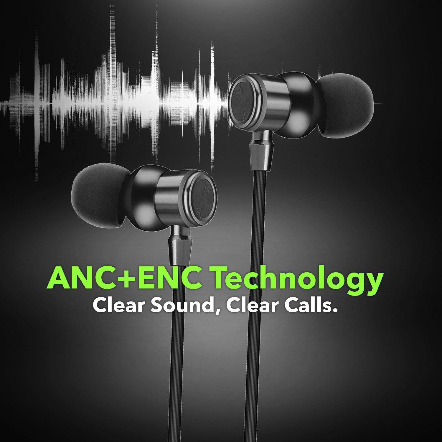 Image of Soroo Future Wireless Neckband with ENC Noise Cancellation & HD Sound Bluetooth
