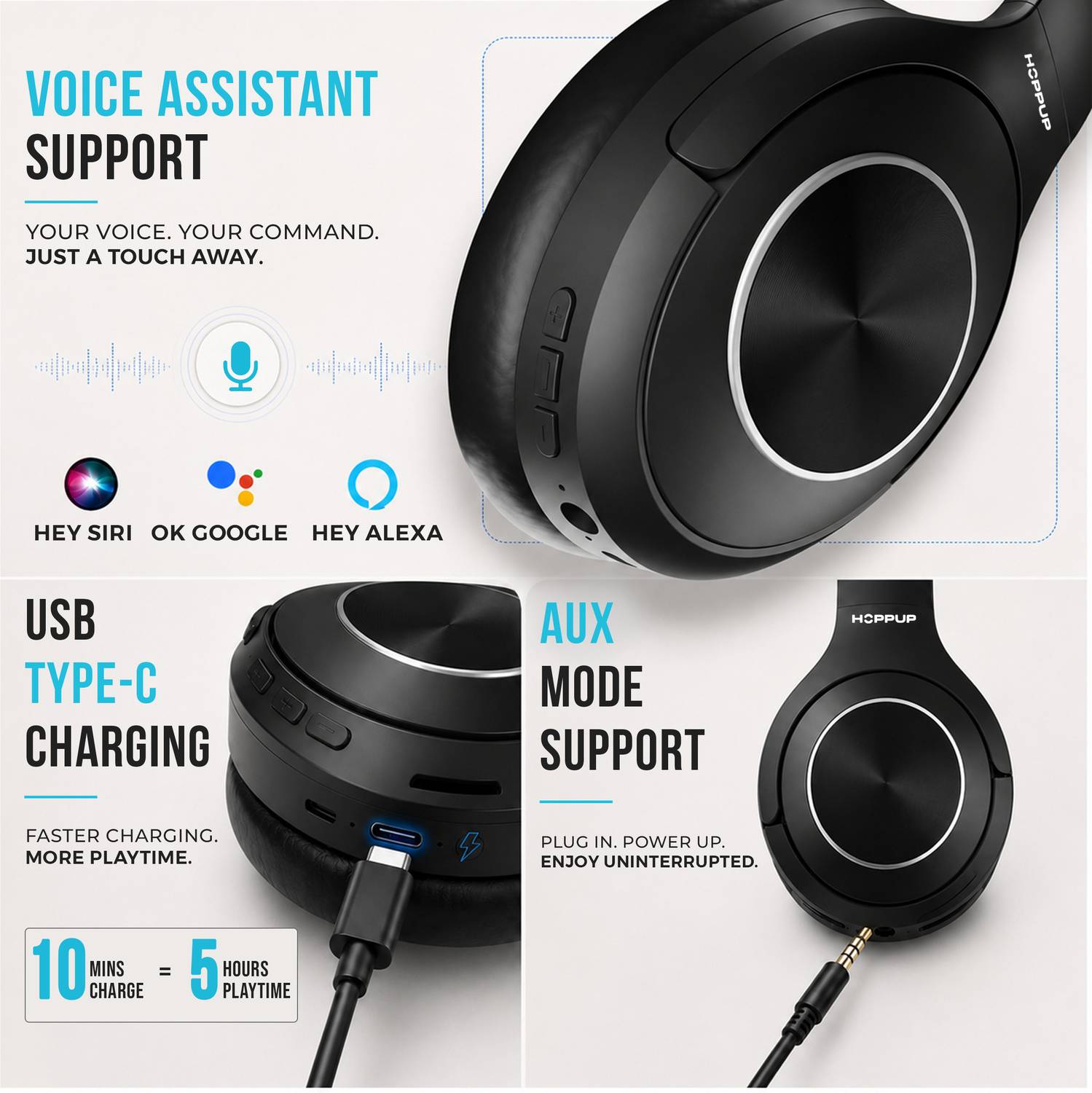 HOPPUP BEAT X1 Foldable Bluetooth Gaming Earbuds - Image 2