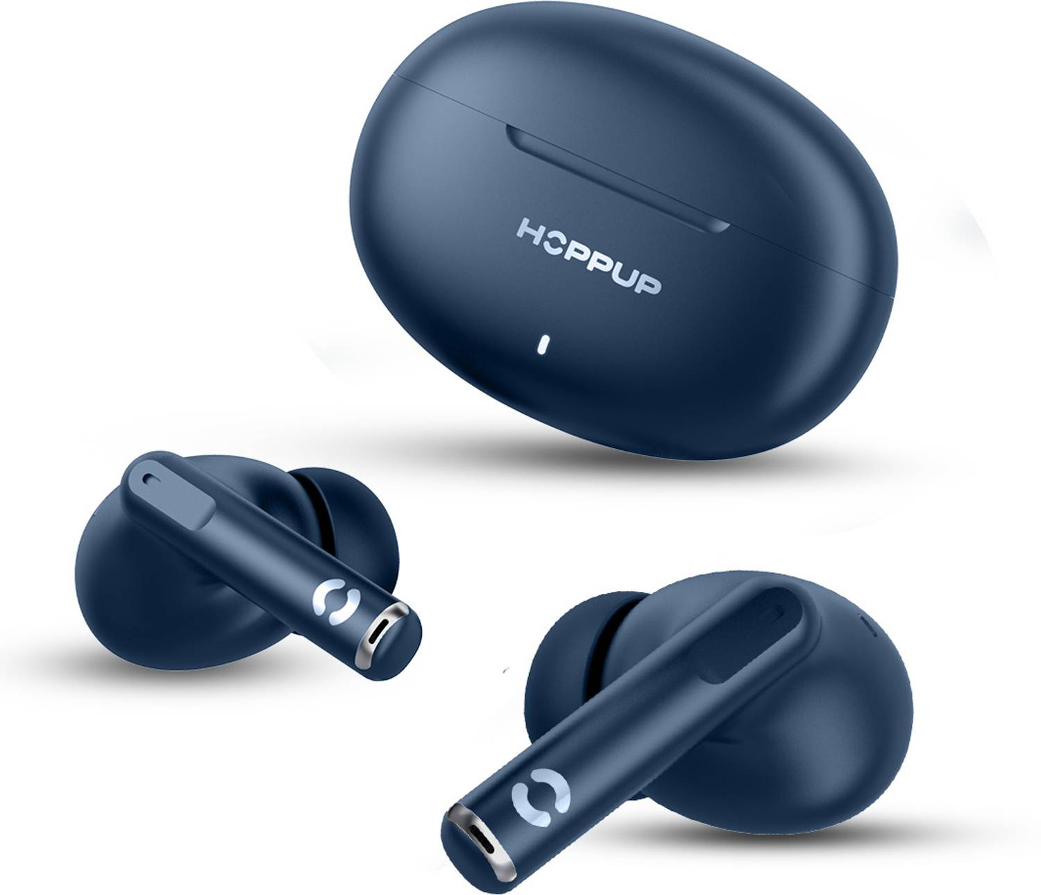 HOPPUP S40 Earbuds with 13MM Drivers, 40H Playtime, Rage Mode,ENC