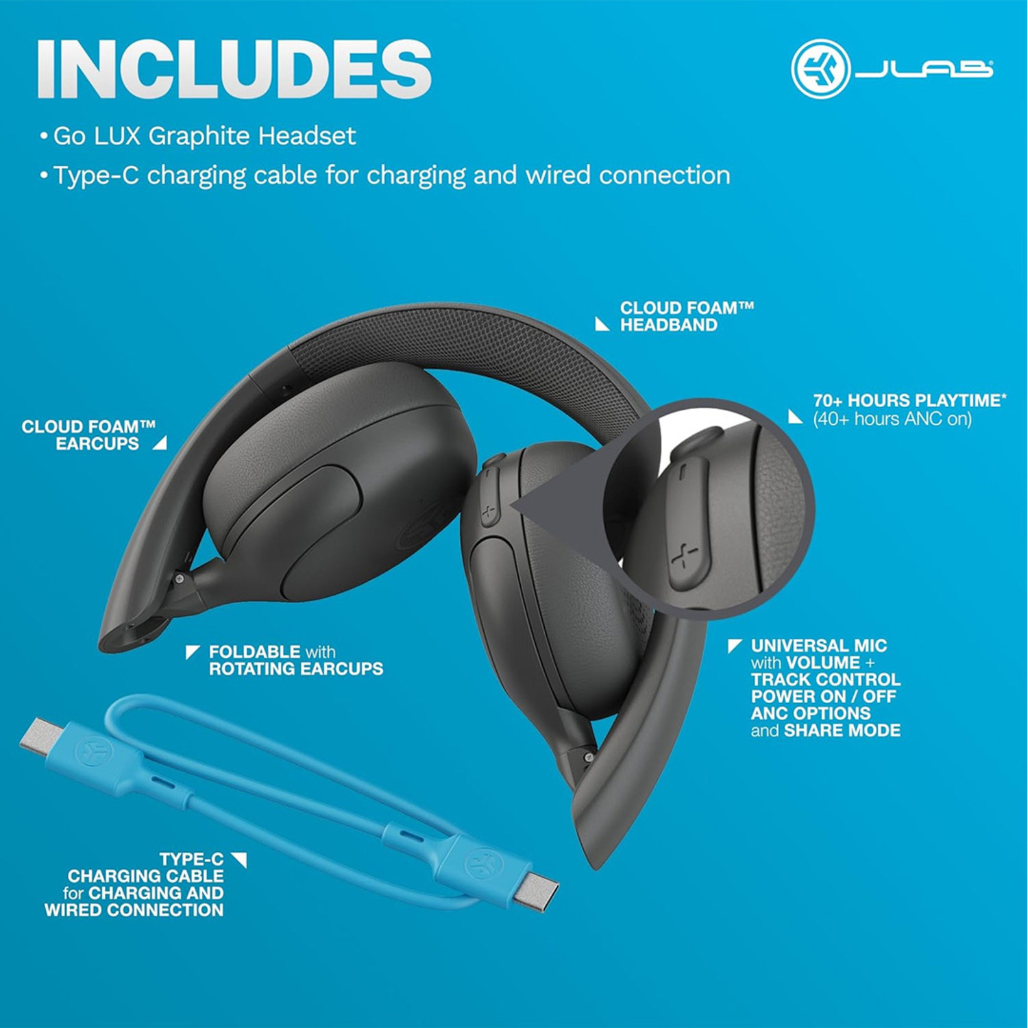 Image of Jlab Go Lux ANC Bluetooth