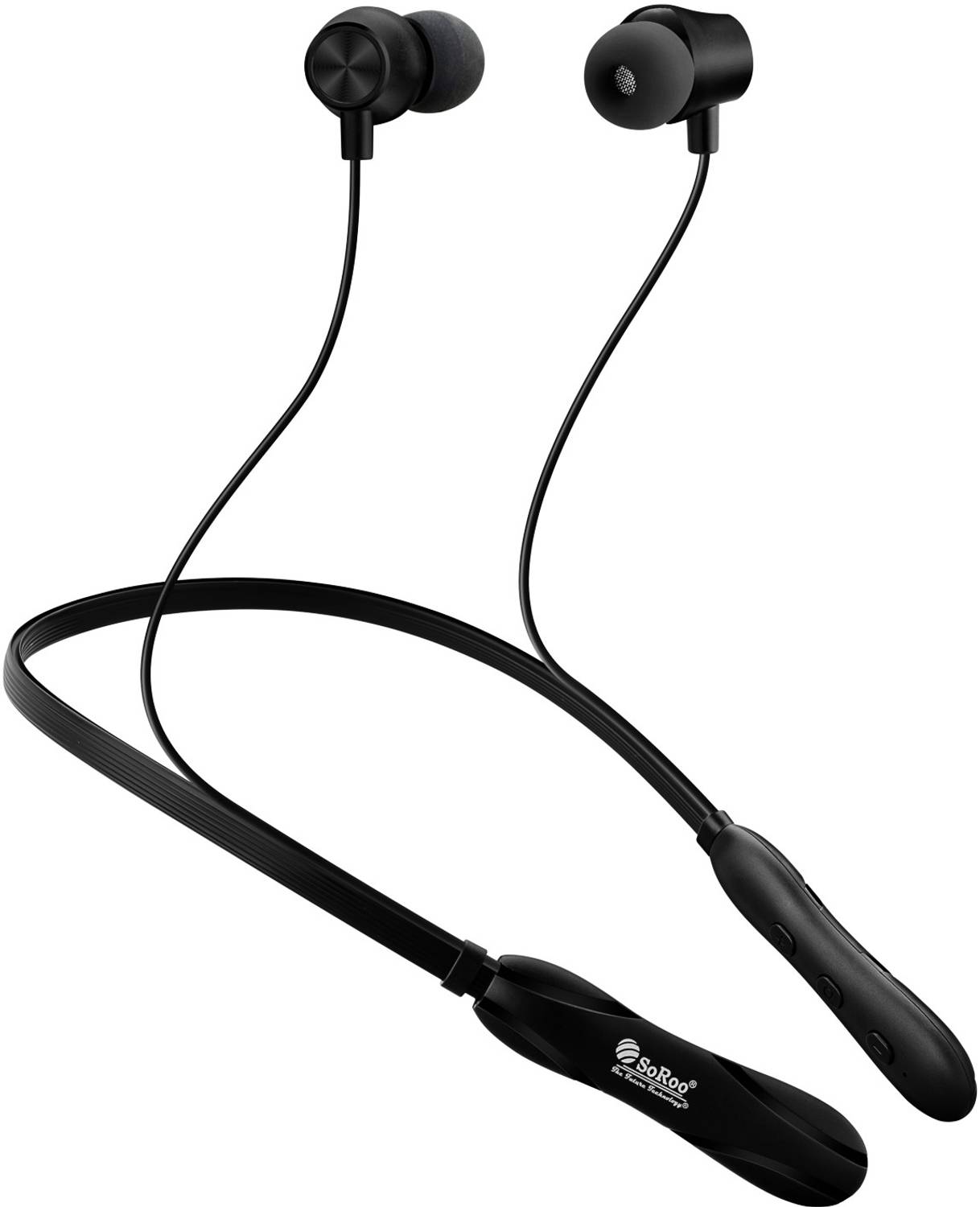 Soroo Future Wireless Bluetooth Neckband with 48H Playback, ENC Mic, Fast Charging, Full Bass Bluetooth