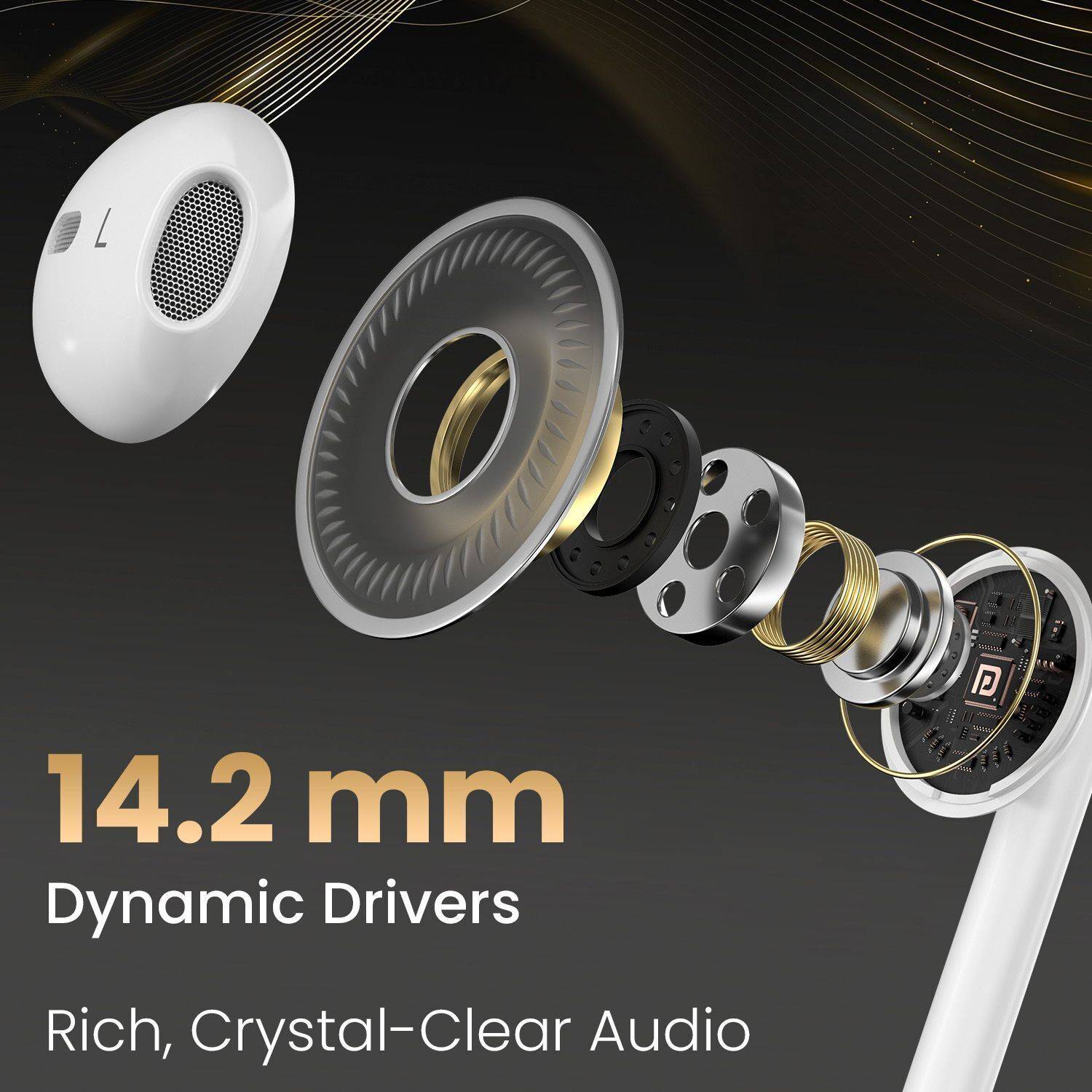 Portronics Conch Theta C Type C Wired Earphone - Image 4