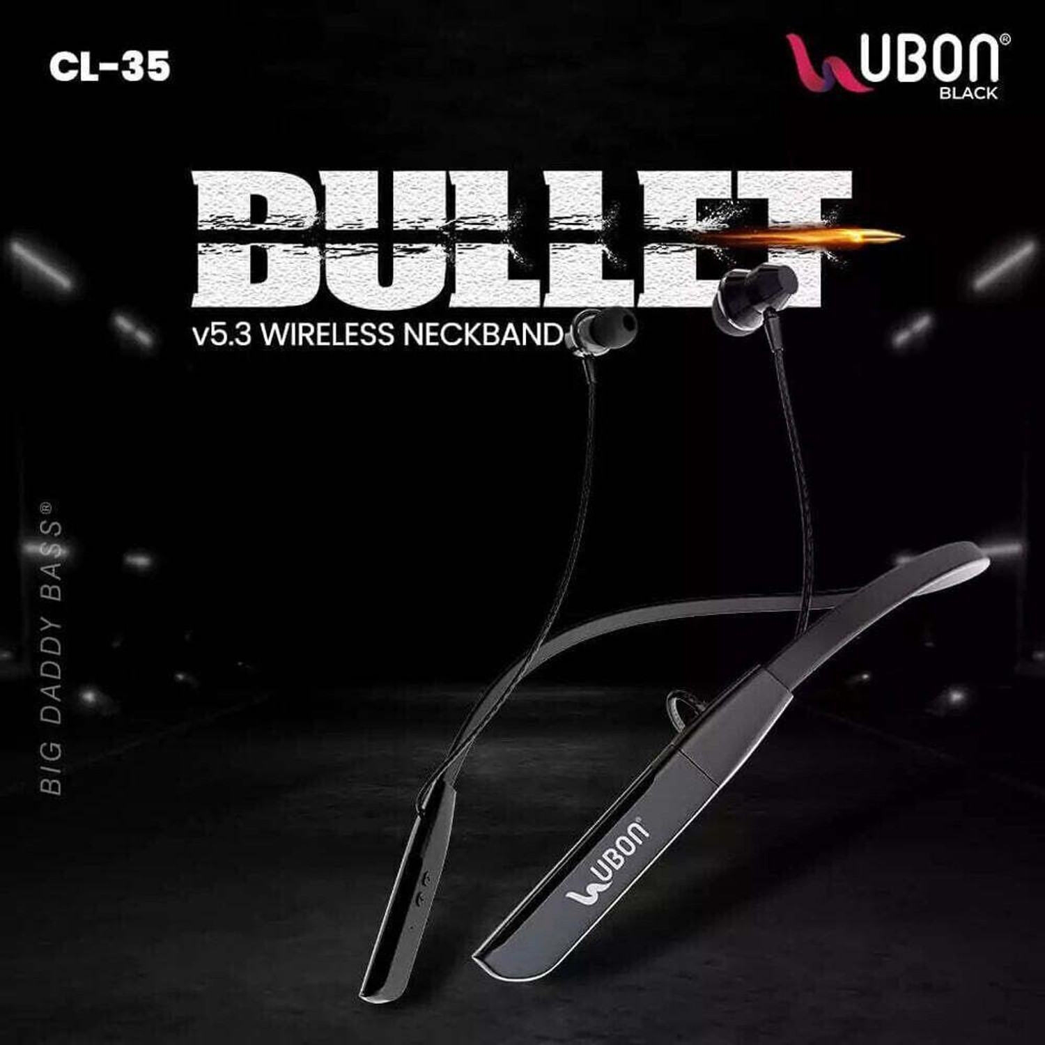 Image of electricbass wireless neckband with detachable battery smart magnet N 100h of playtime Y5 Bluetooth