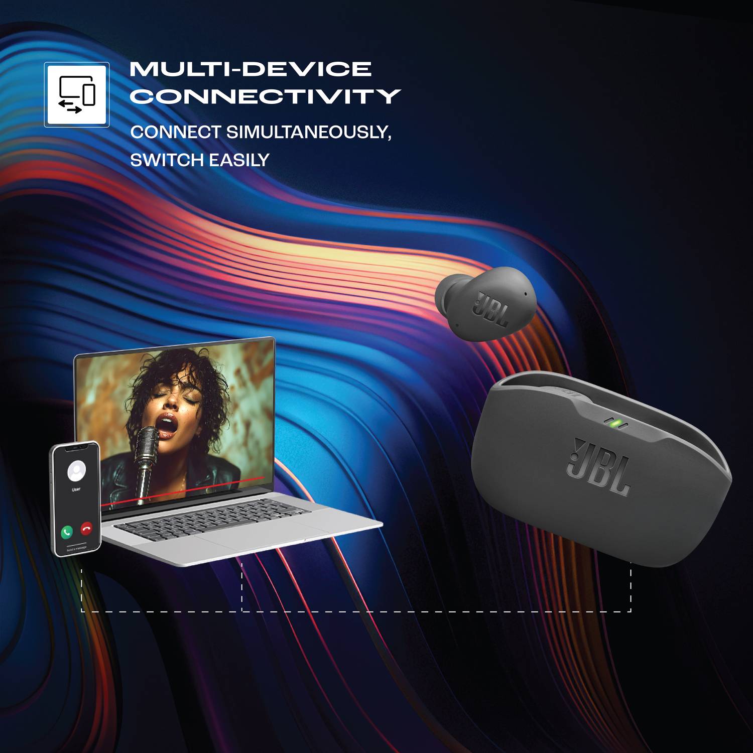 JBL Wave Buds 2 ANC Earbuds - Image 4