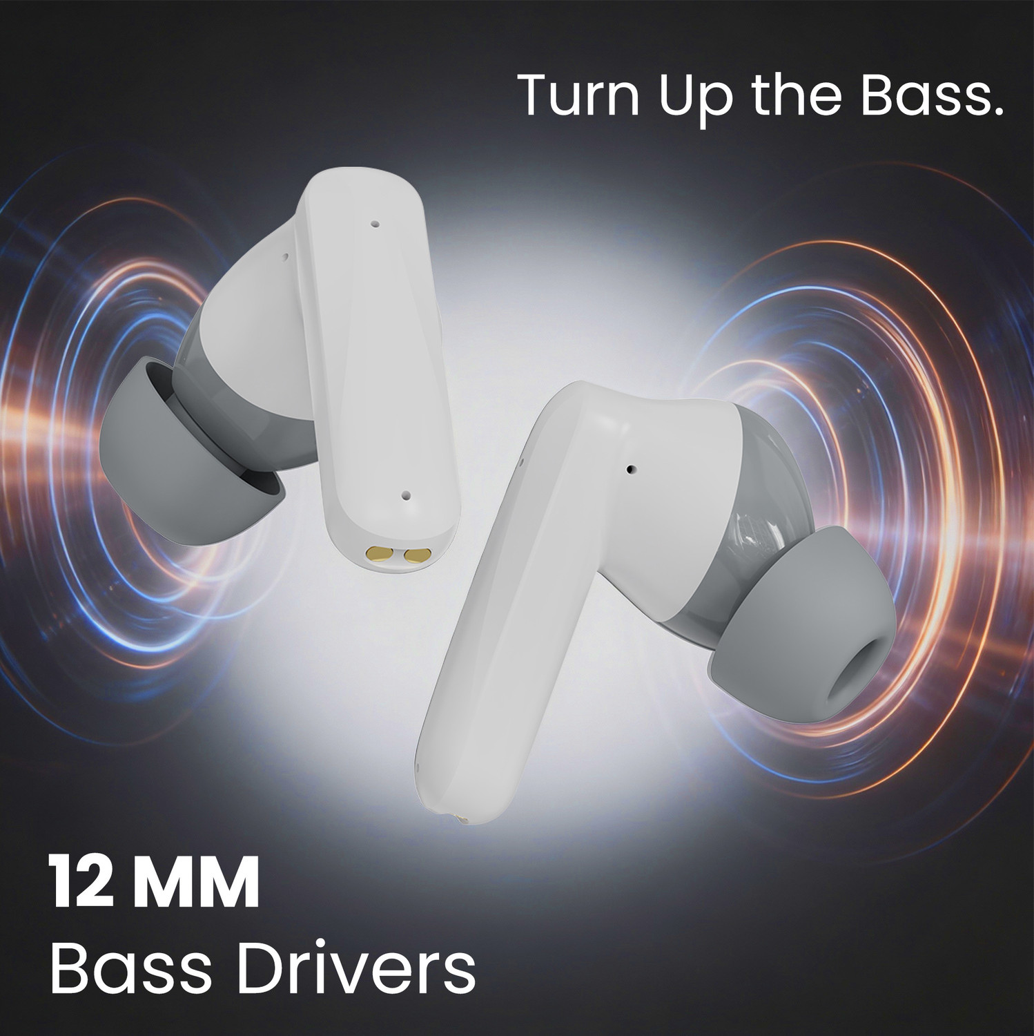 Image of Aroma TWS4 V5.4 Upto 60Hr Playtime*, ENC, Dual Paring, Fast Charging, Heavy Bass Bluetooth