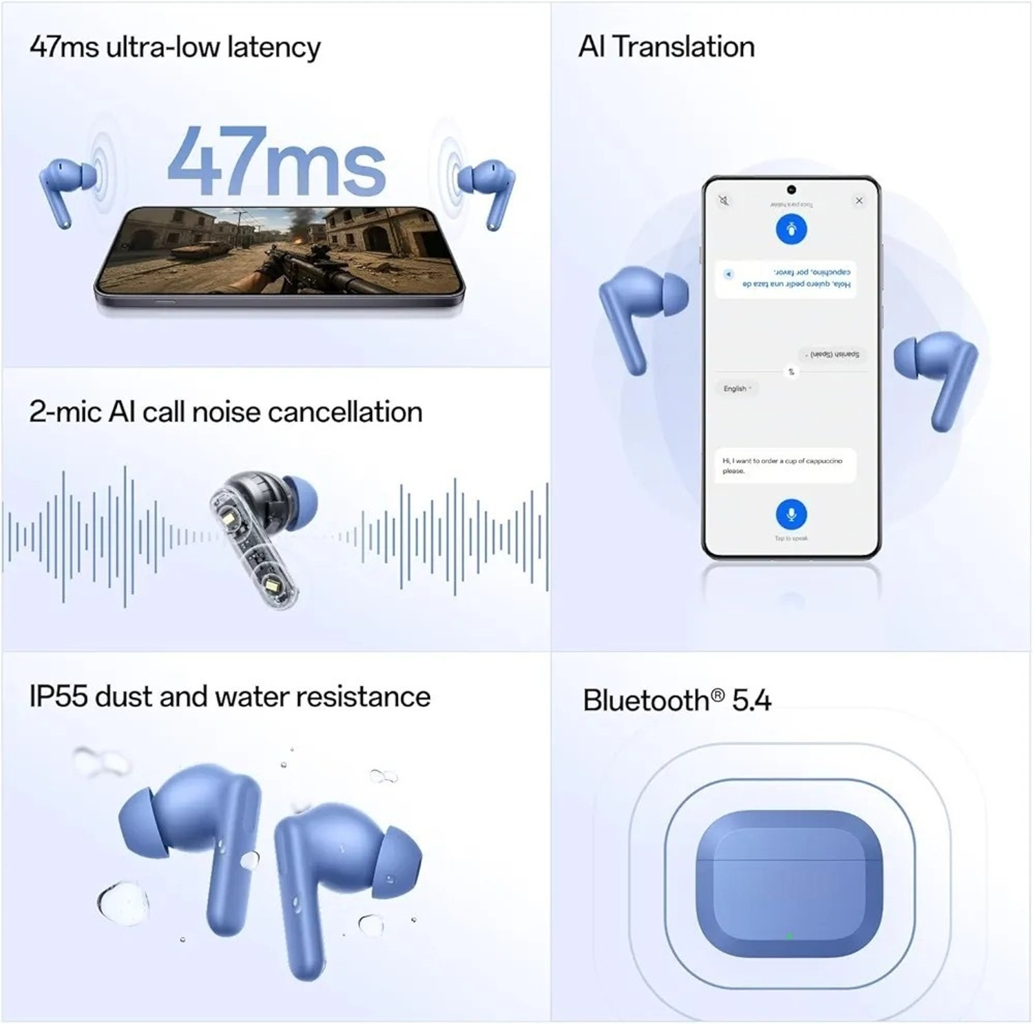Image of uag urbn armour gear UAG 3R Buds Wireless Bluetooth Earbuds | ENC Noise Cancellation Bluetooth