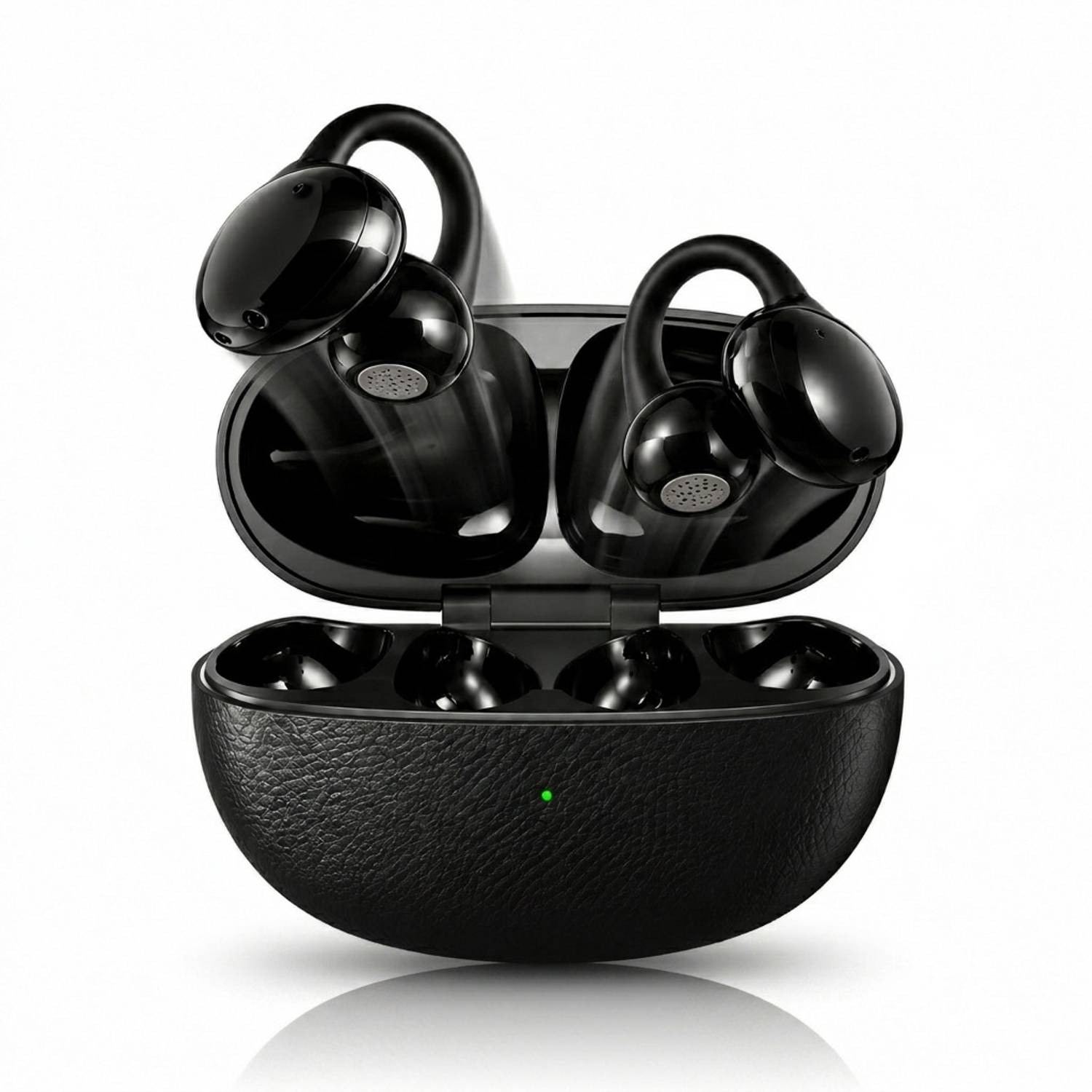 Voom OWS Air Clips Earbuds, 360° Spatial Audio, Quad Mic, IPX5 - Image 1