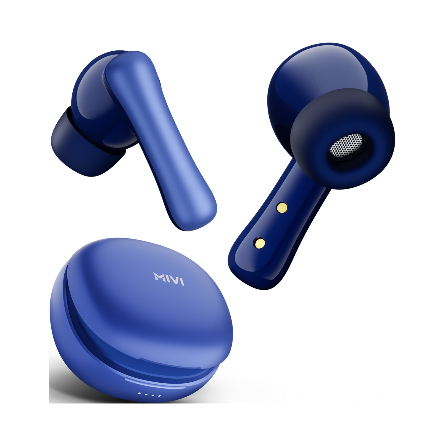 Mivi Duopods I2, 45Hrs Playtime, HD Call, Fast Charging, IPX4, Low Latency, 5.3v Bluetooth