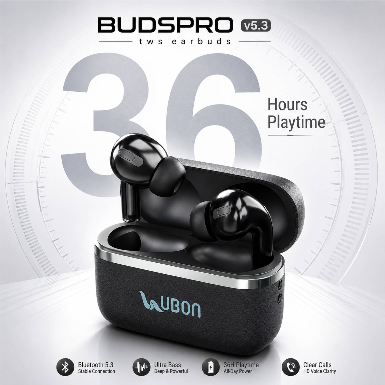 Ubon BT-215 Wireless Earbuds - Image 2