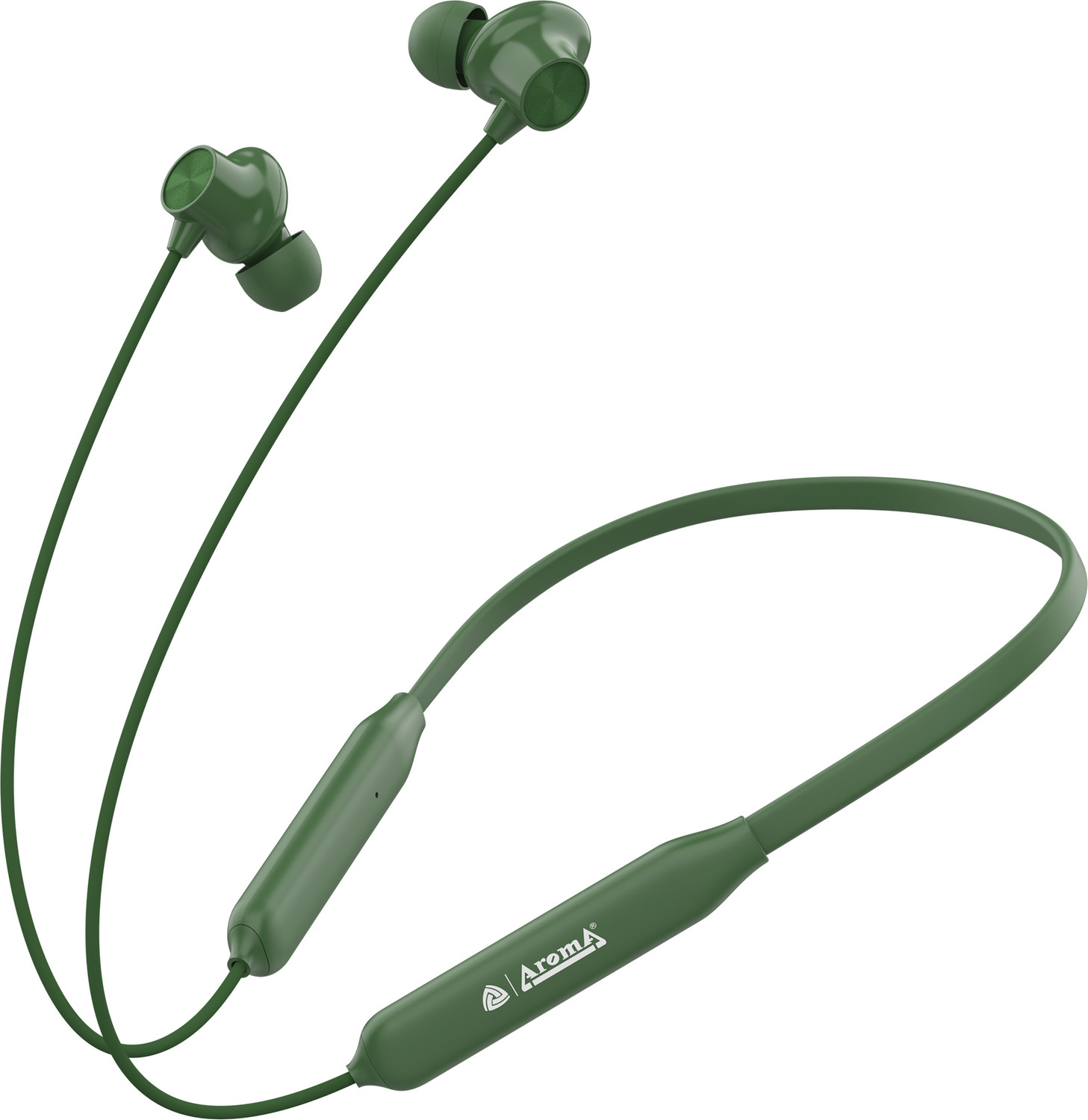 Image of Aroma NB120 Amaze Upto 50 Hours* Playtime, Fast Charging, Dual Pairing Neckband Bluetooth