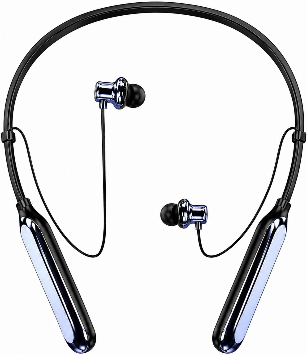 ROKAVO PTronix neckband wireless headphones Daily Use Z3 ANC,IPX5 48hrs Magnetic ON/OFF Bluetooth