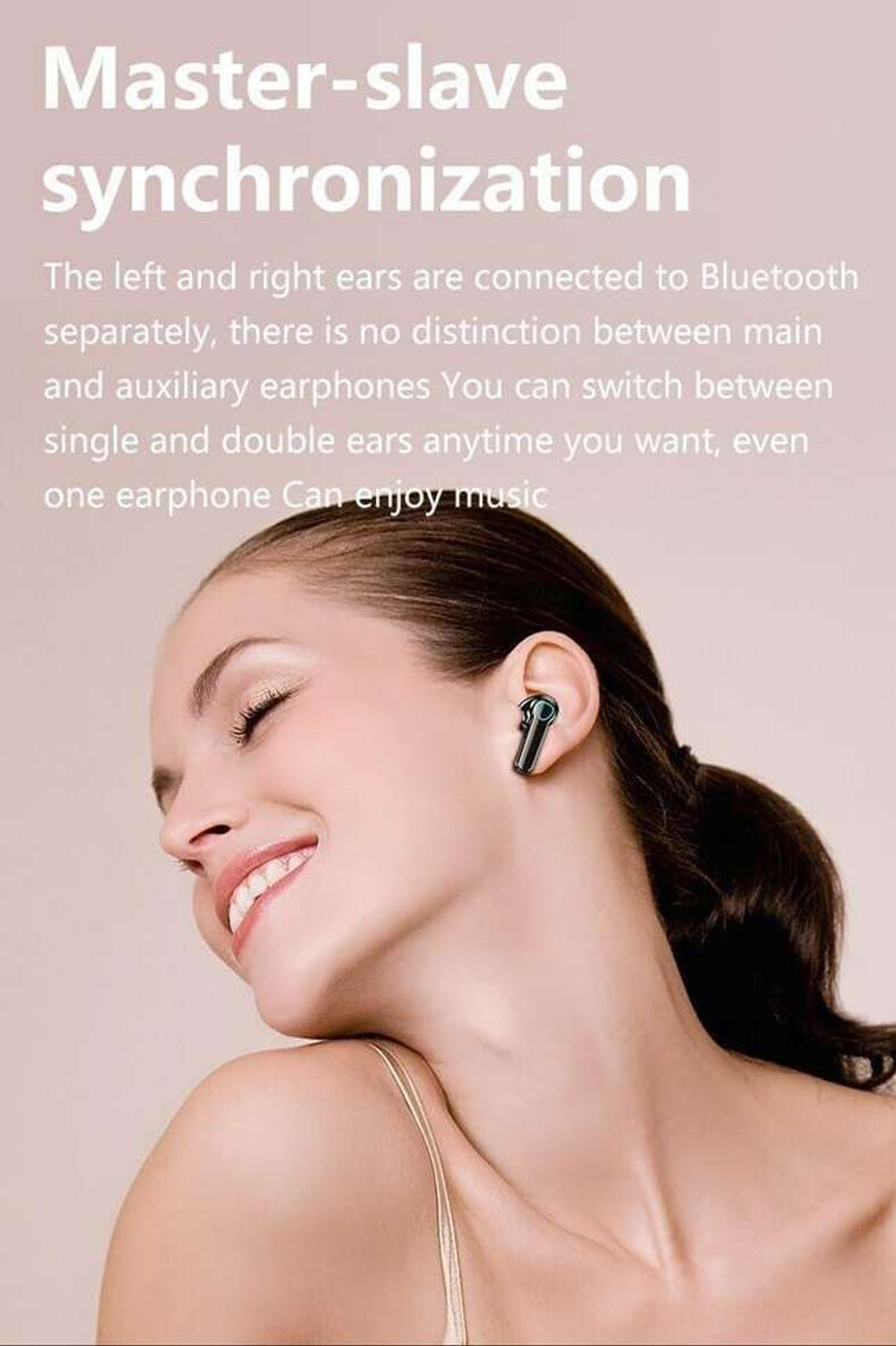 Image of TECHBROS New Edition TWS M19 PRO with Power Bank Upto 48HR Playback Bluetooth Headset F10 Bluetooth