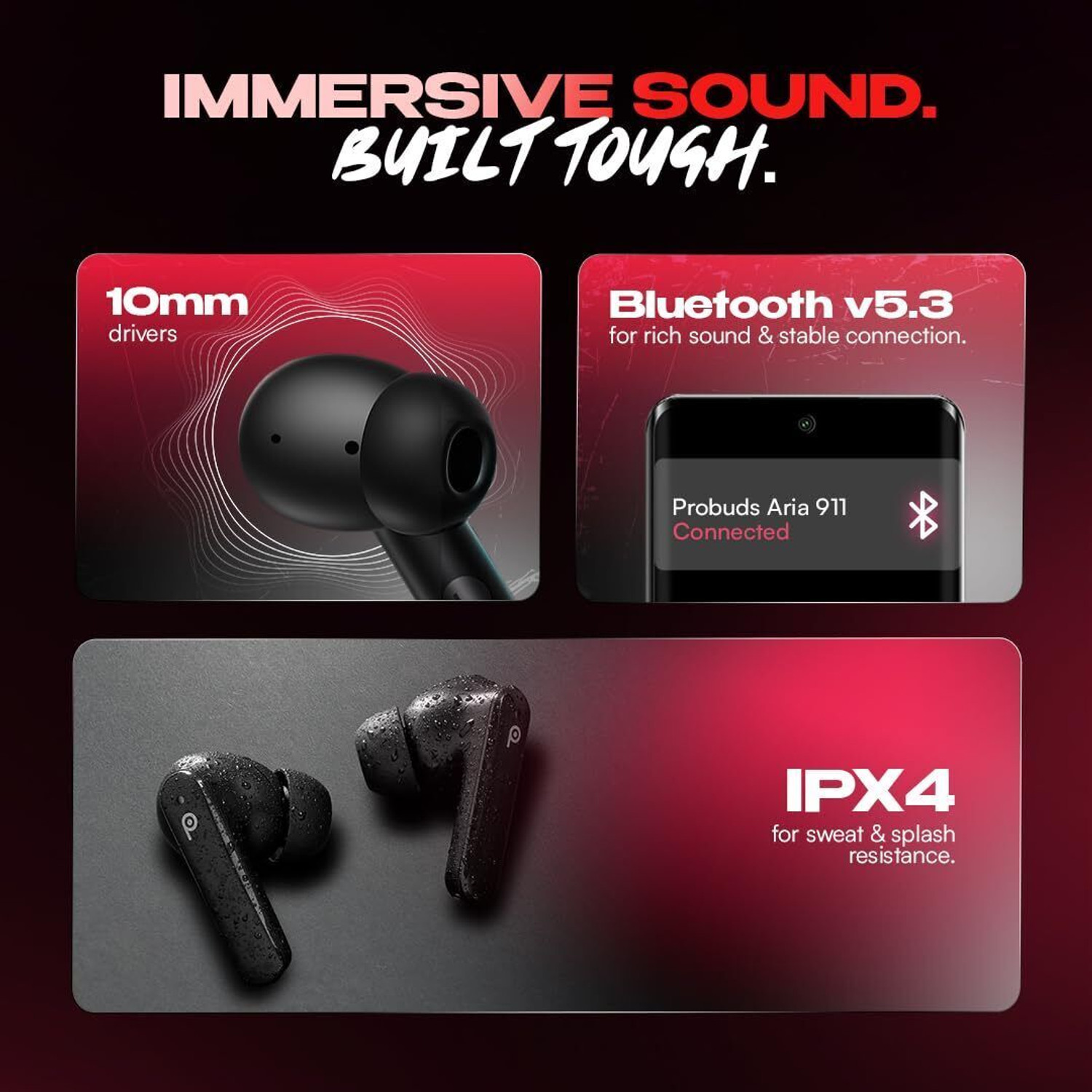 Image of LAVA Probuds Aria 911 Bluetooth