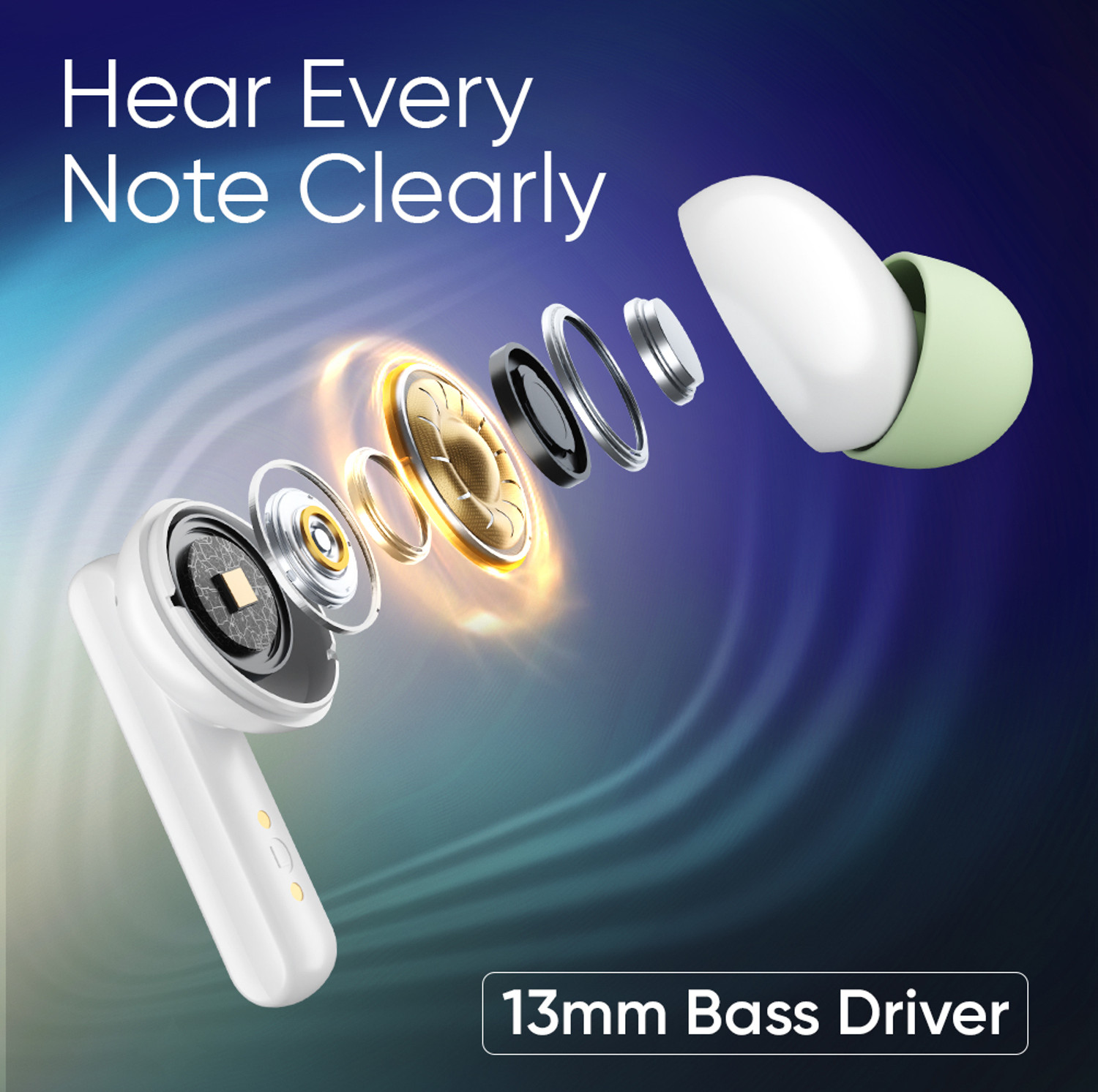 Image of Mivi DuoPods Oris [New Launch] AI ENC Bluetooth