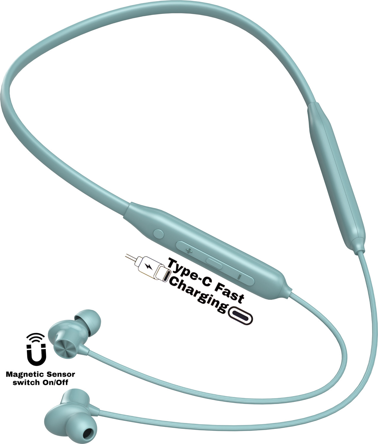 Image of GREE MATT Bullets Z2 - Magnetic Power OFF /ON 48Hr Playtime Headphone Neckband Bluetooth