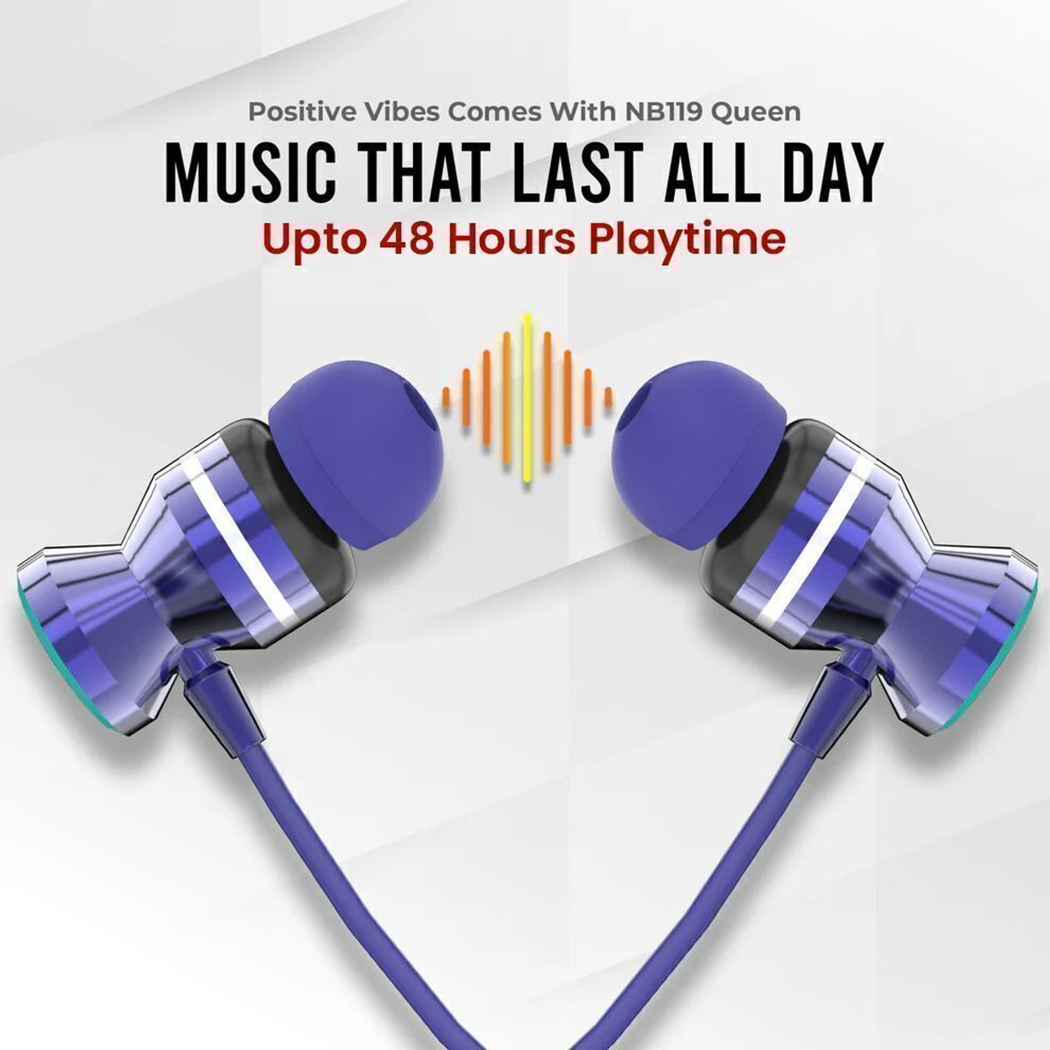 Image of ZPELDORN CH-10 Fox - 48 Hour Playtime Headphone Neckband Earphone (Blue13) Bluetooth