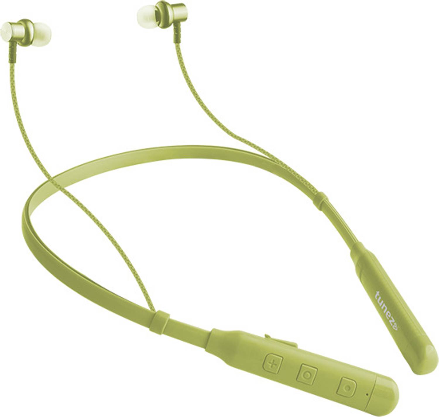 Tunez R08 Wireless Bluetooth Neckband Bluetooth Headset (Green, I