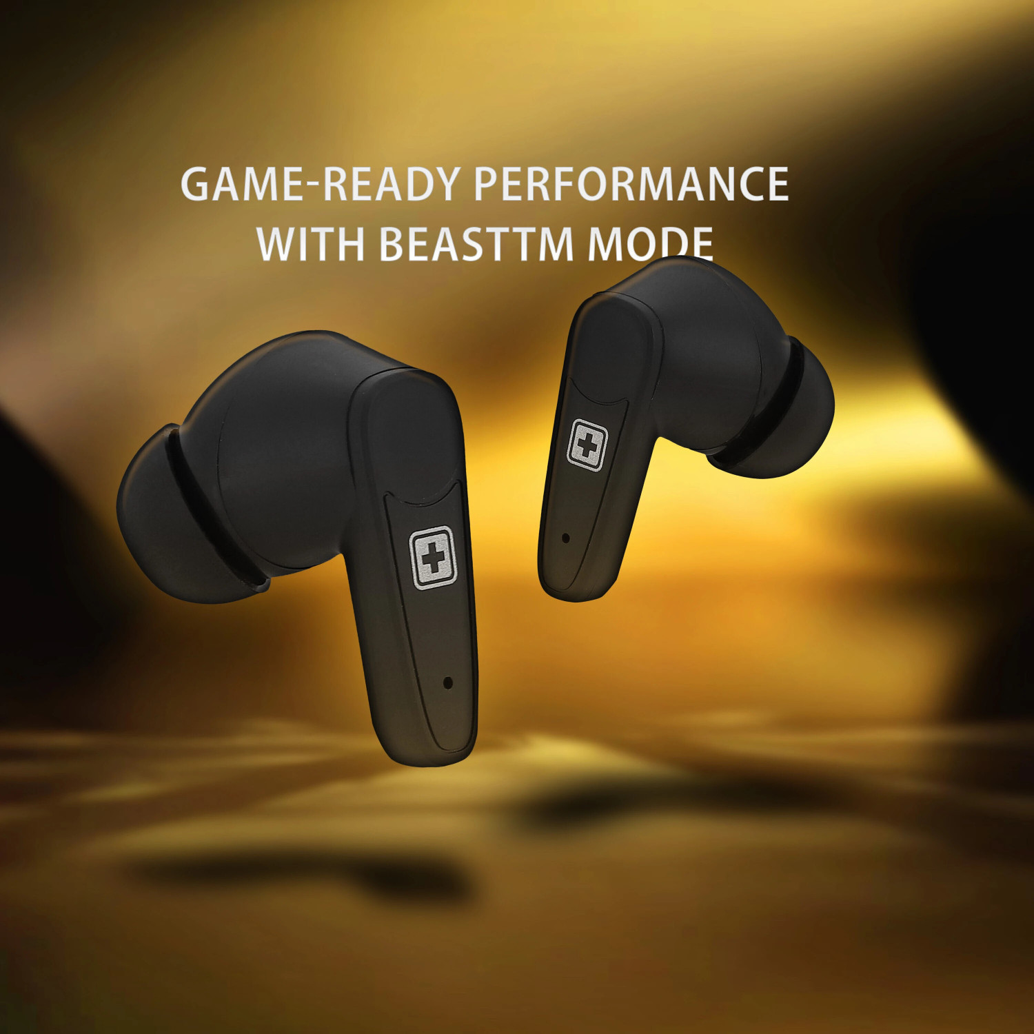 Image of SWISS MILITARY NXTPODS with 50H Playback, Sterio Sound, Chrome Plated, 10mm Driver, Gaming Mode Bluetooth