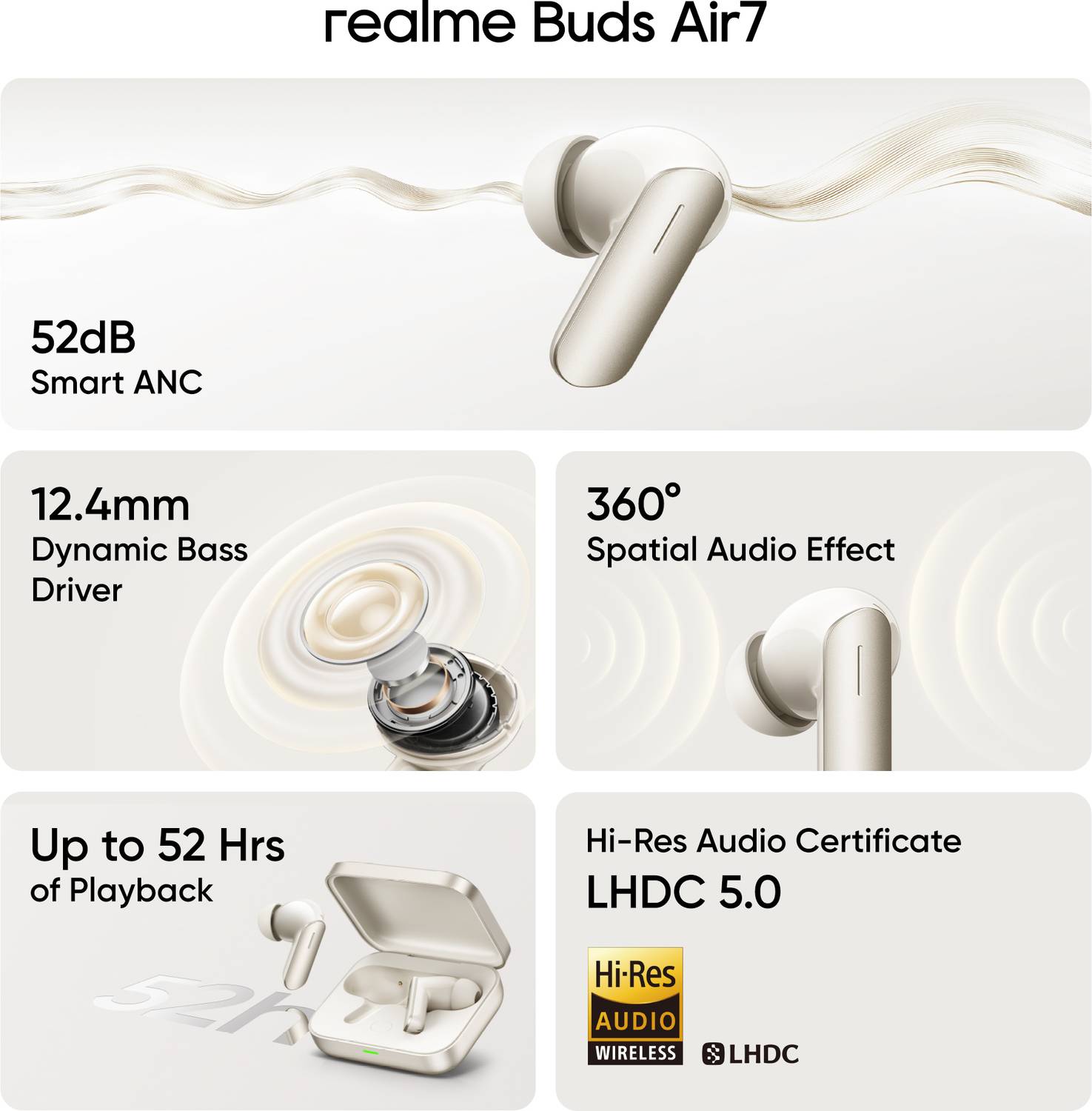 realme Buds Air7 with 52dB ANC - Image 2