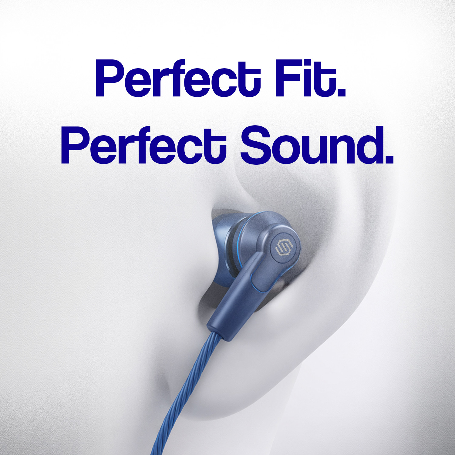 Image of Soroo Future Type-C Wired Earphones with HD Sound, In-Line Mic & Tangle-Free Magnetic Earbud Wired