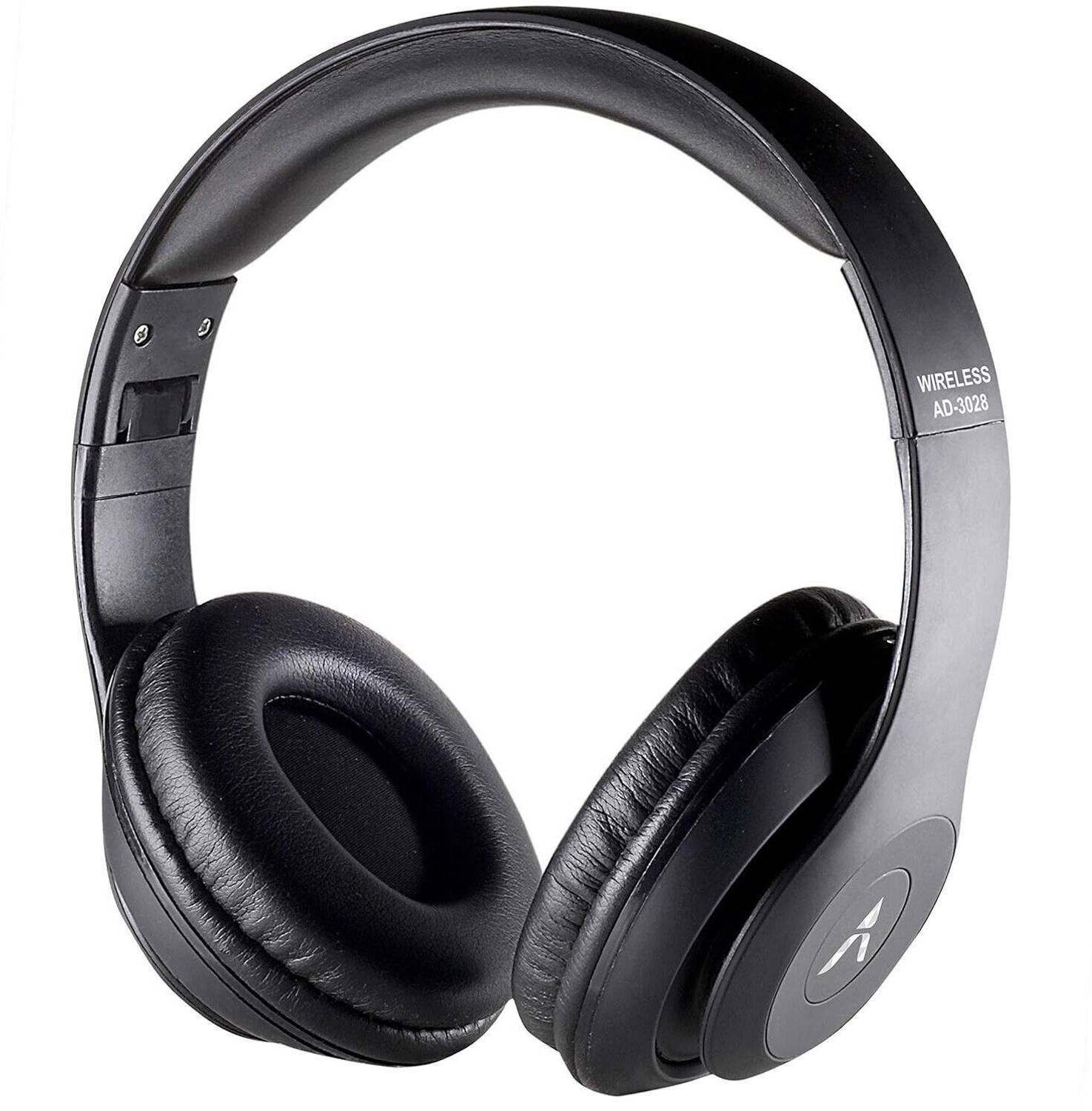 ADCOM Shuffle On-Ear Wireless Bluetooth Headphones with Built-in Mic, Deep Bass Bluetooth & Wired