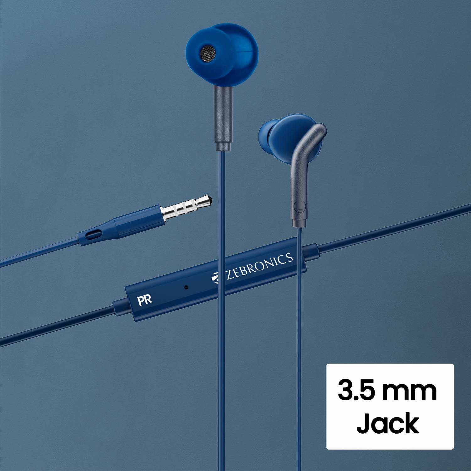 ZEBRONICS BRO 10mm Drivers In-Line Mic Earphones - Image 2