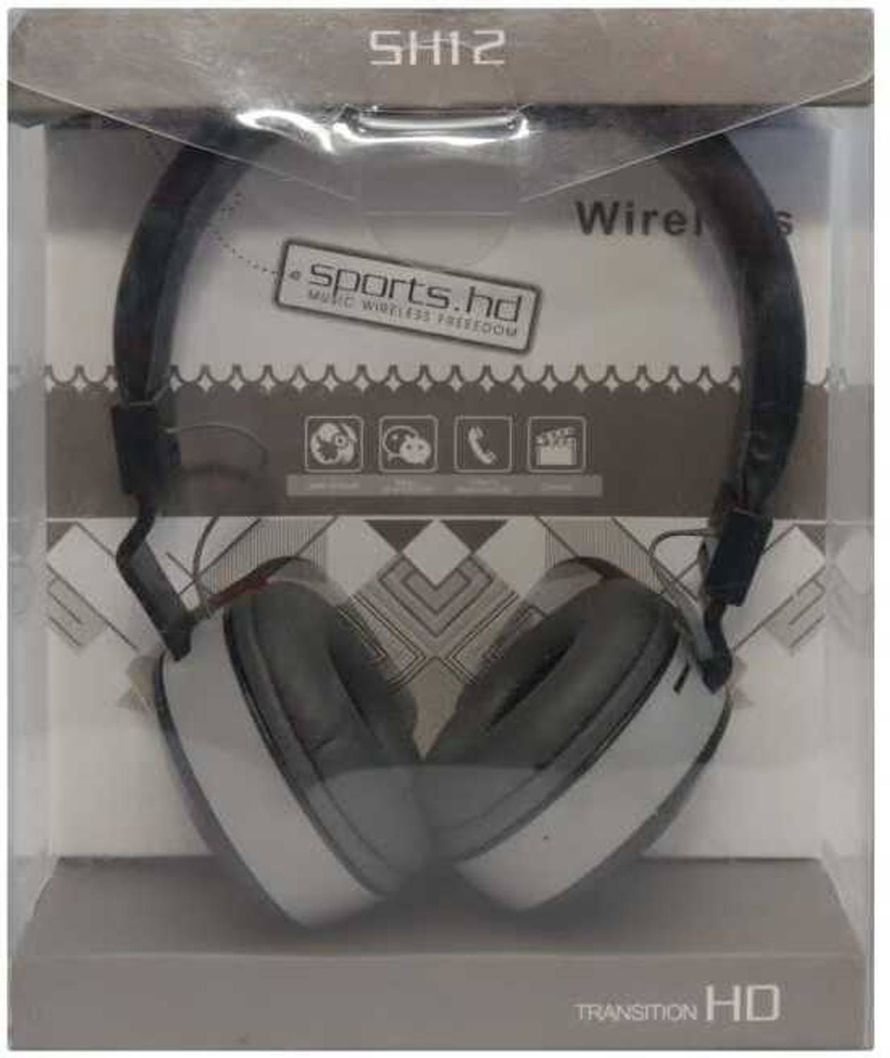 IMMUTABLE SH-12 Wireless Bluetooth the Ear Headphone ghj23 Bluetooth & Wired