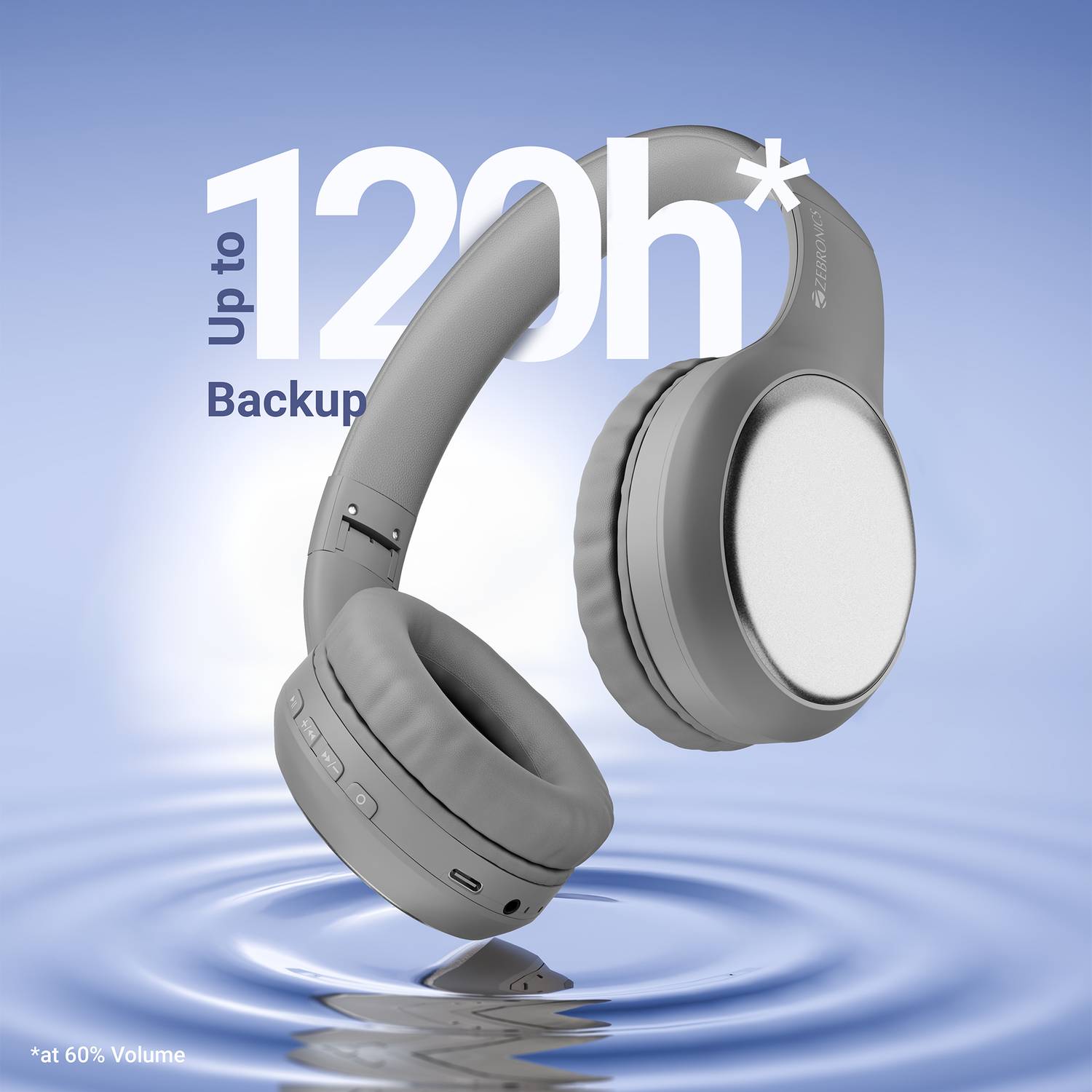 ZEBRONICS Thunder Max ZEB-WHP 7 Bluetooth Headphones - Image 2
