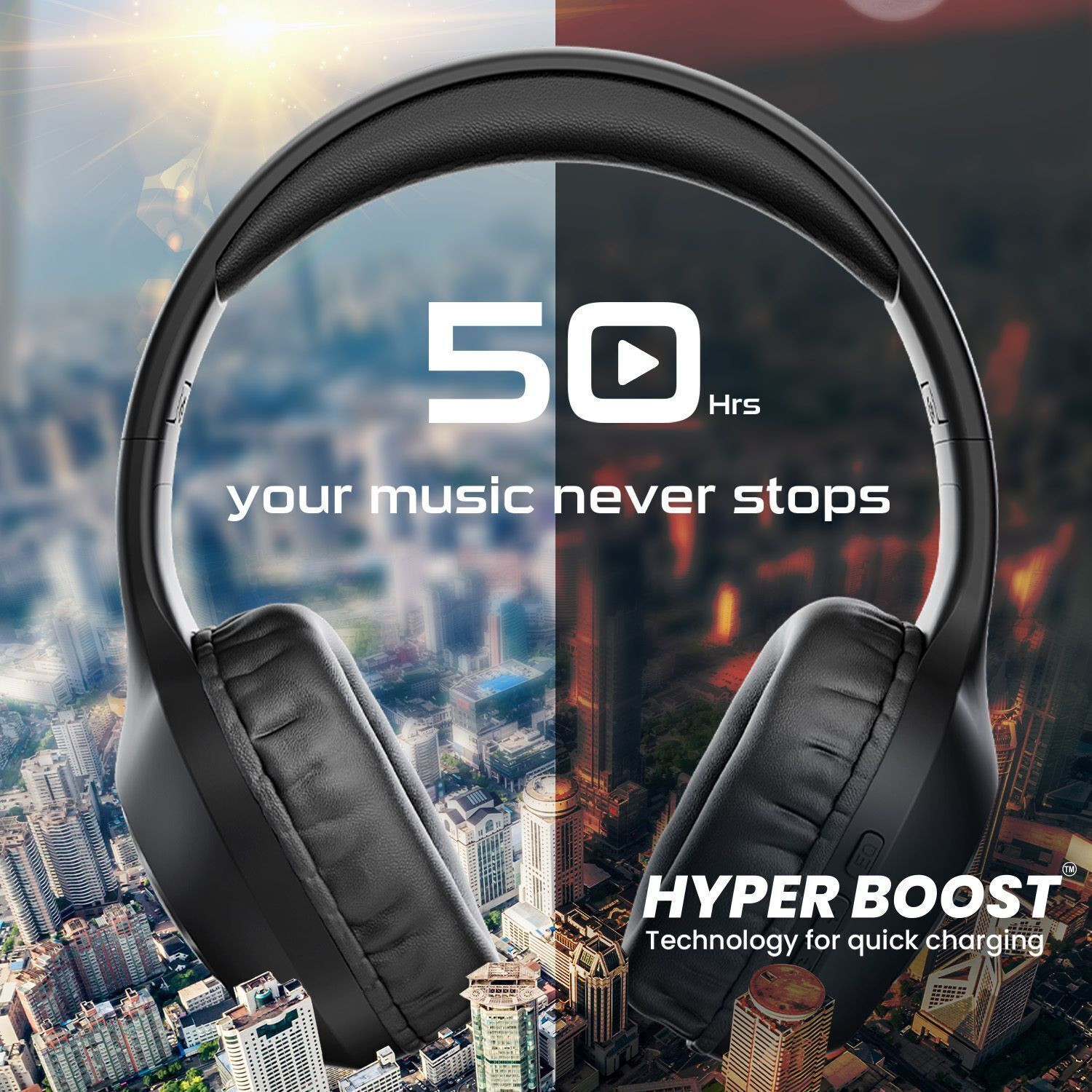 Image of ACwO TwISTER 313 with 40mm Drivers, AI-ENC, Dual Device Connectivity Bluetooth & Wired