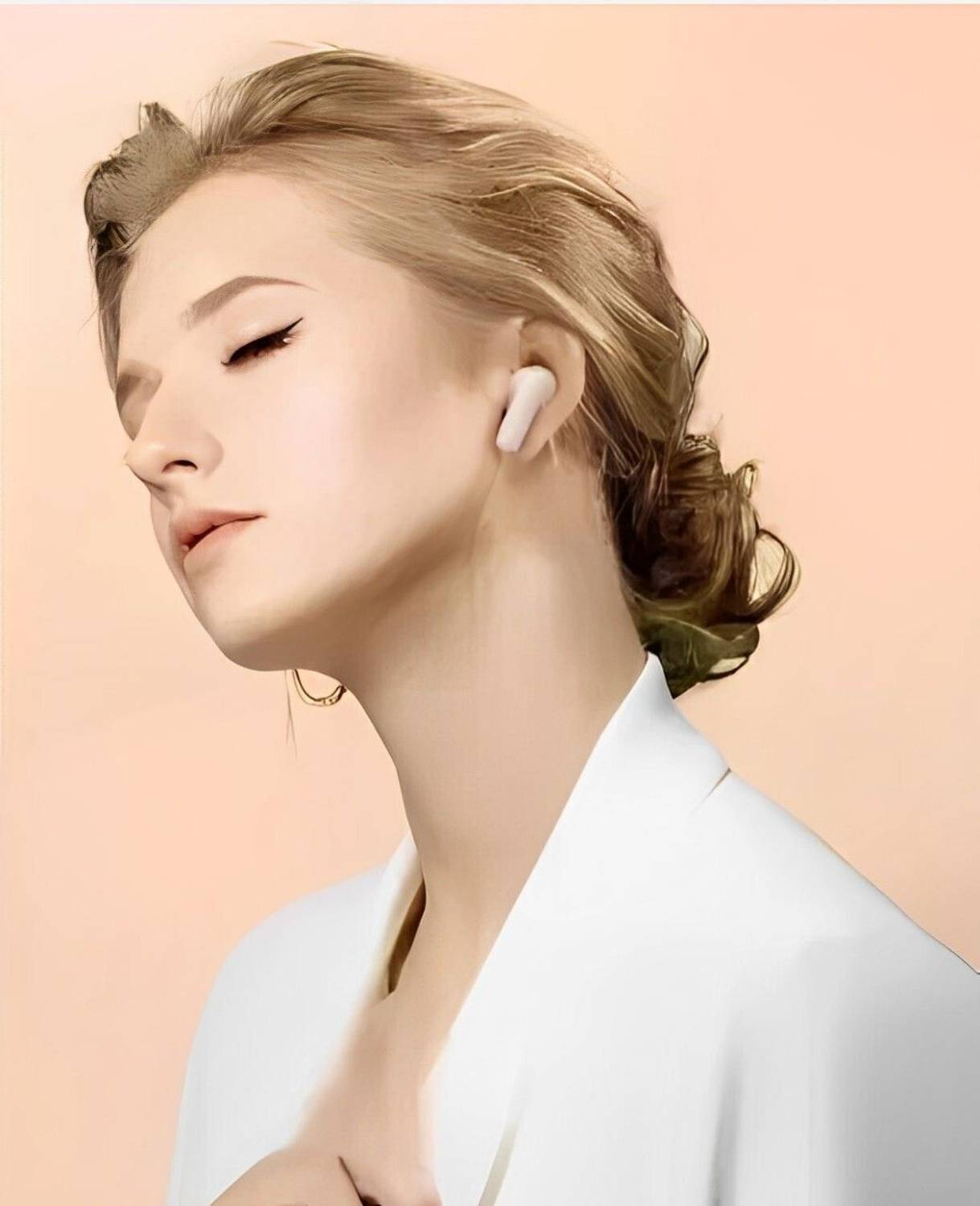 AMS DY AIRPODS WHITE + CASE Earbuds TWS V5.3 - Image 3