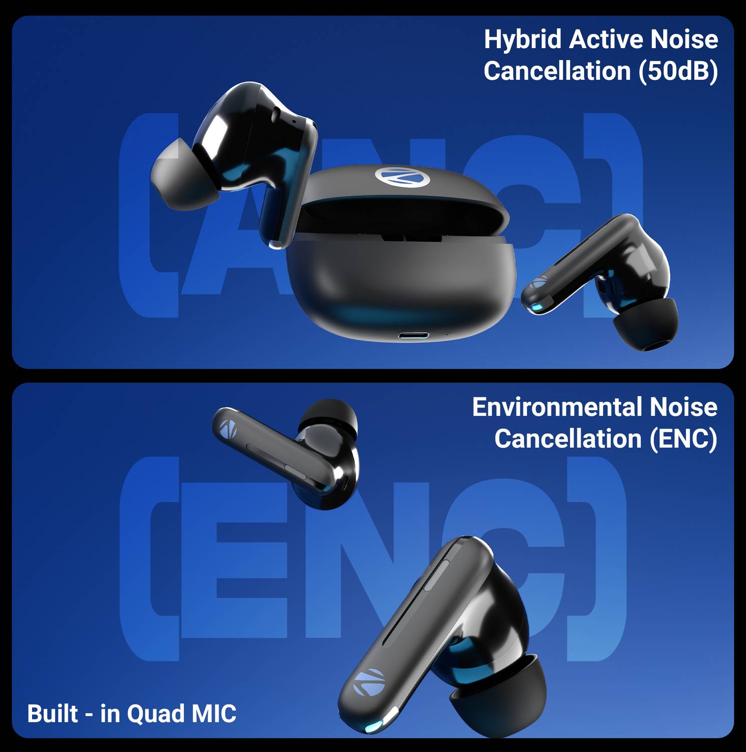 ZEBRONICS Zeb-Monk Pro Black Bluetooth - Image 4