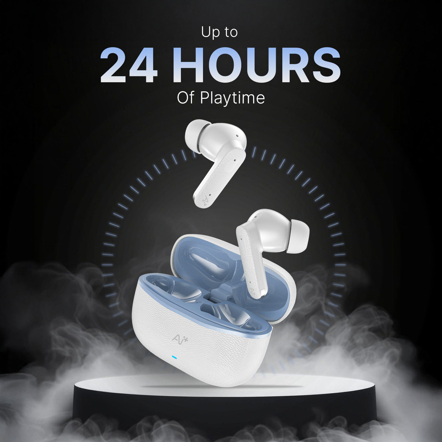 Image of Ai+ NovaPods Go with 24Hours Playtime, 60ms Low Latency, Precision tuned Drivers Bluetooth