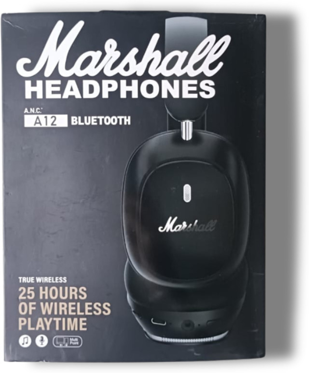Image of Thundercharge Marshall Headphone A12 A.N.C Bluetooth & Wired