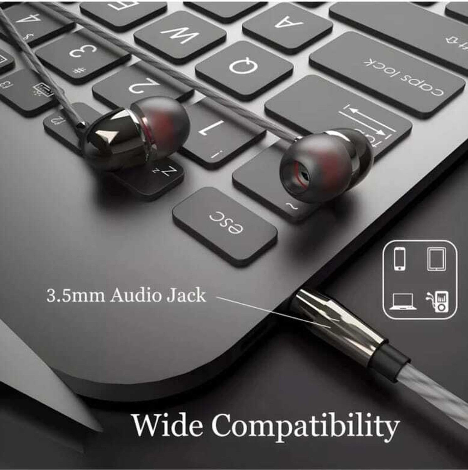 Image of GWALBROS KDM M8 Wired WITH CLEAR SOUND AND PREMIUM QUALITY BASS Wired