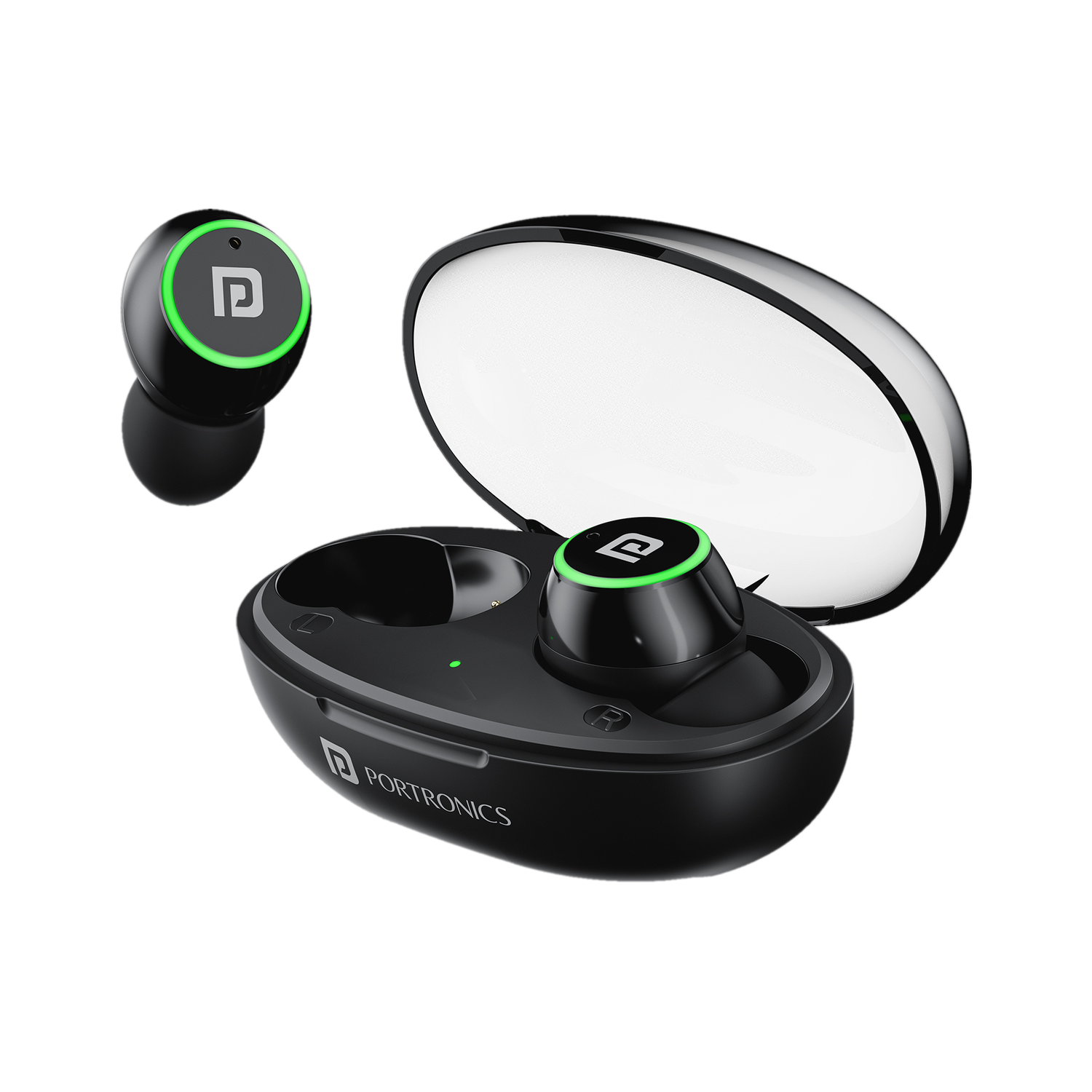 Portronics Harmonics Twins S13 Earbuds with Mic, 24H Playtime