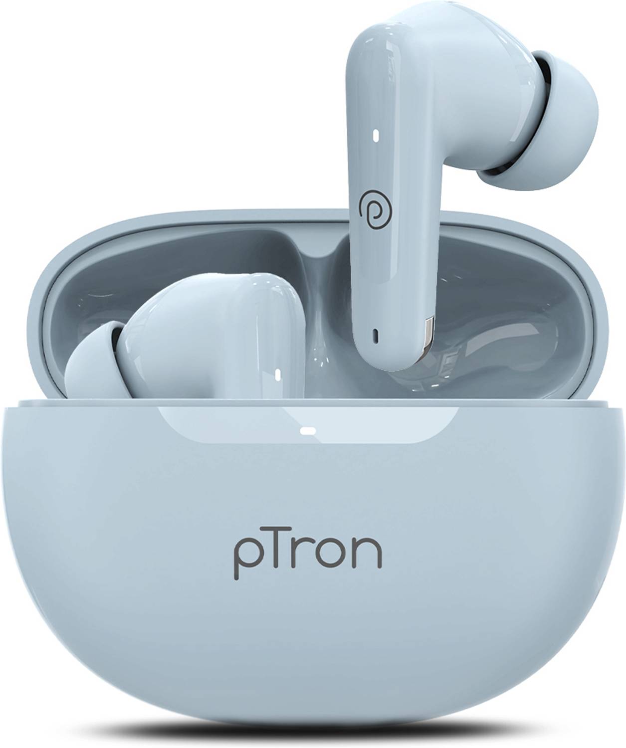 PTron Bassbuds Vibe w/ 50hrs Playtime, Mobile App, Clear Calls, 13mm Drivers, BT5.3 Bluetooth