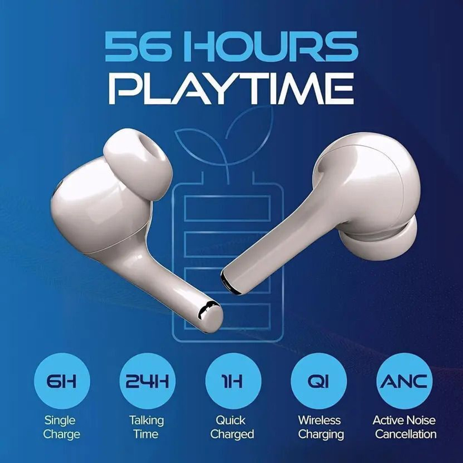 Image of KUMB144 Upto 40 Hours Playtime Type C Fast Charging Dual Pairing Earbuds M70 Bluetooth