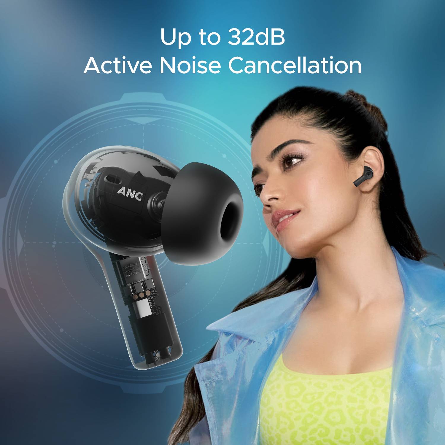 boAt Airdopes Flex 454 ANC TWS Earbuds - Image 3